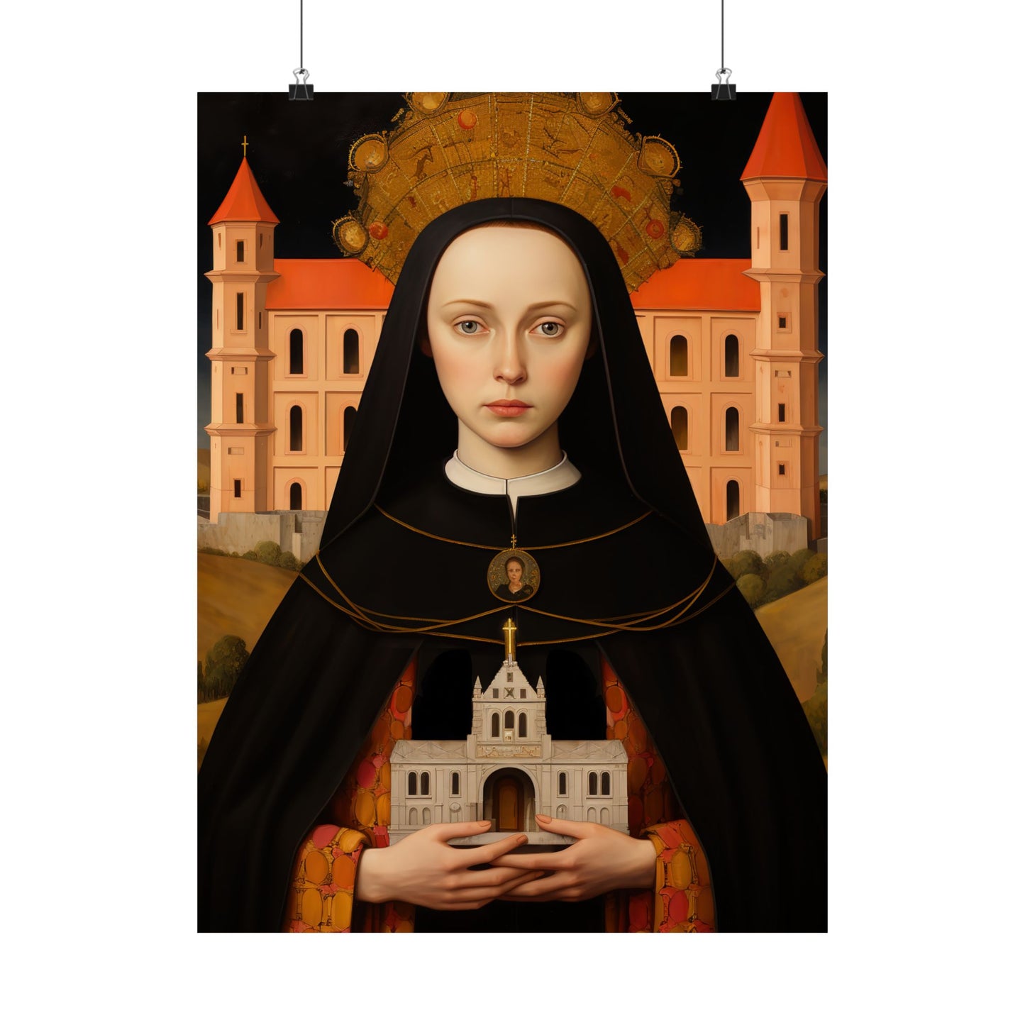 Saint Hedwig - Sanctified Souls Print - Multiple Sizes - Premium Matte Vertical Posters