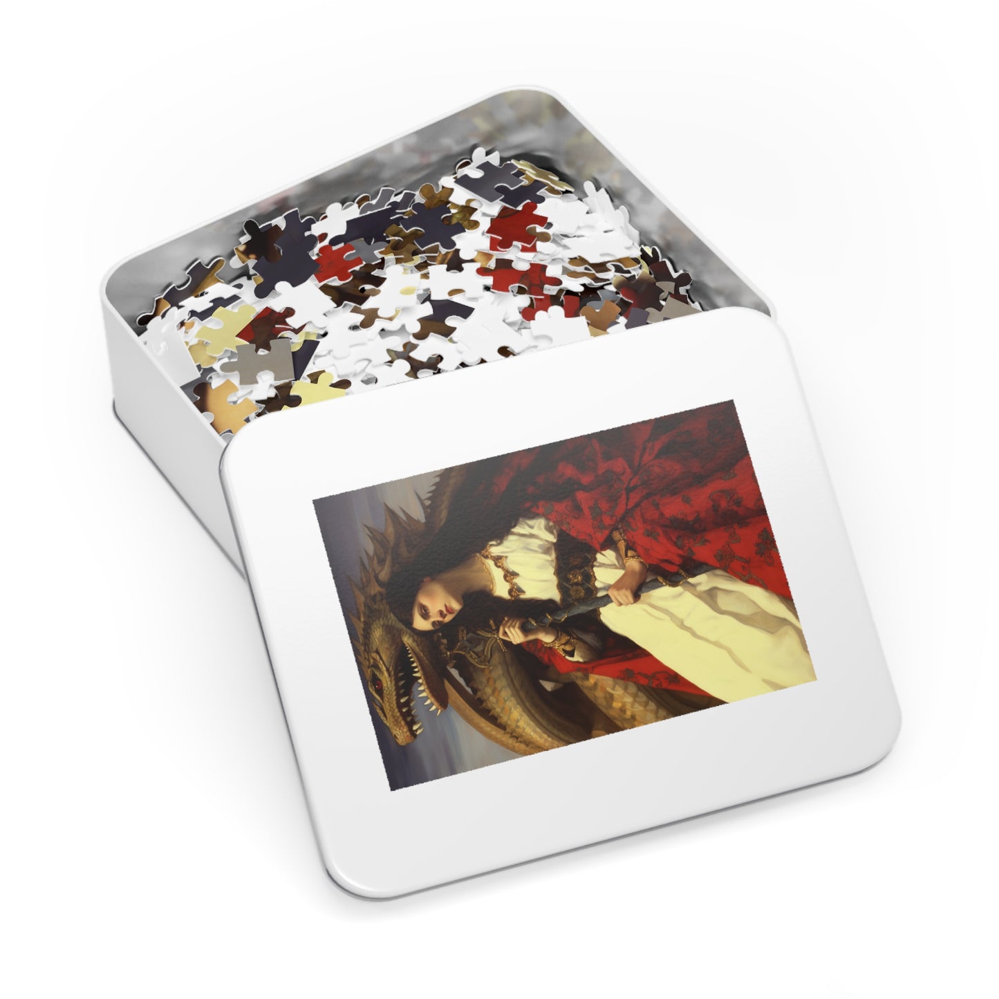 Saint Martha of Bethany - Puzzle and Keepsake Tin - Religious Jigsaw Puzzle (30, 110, 252, 500,1000-Piece) - Religious Puzzle