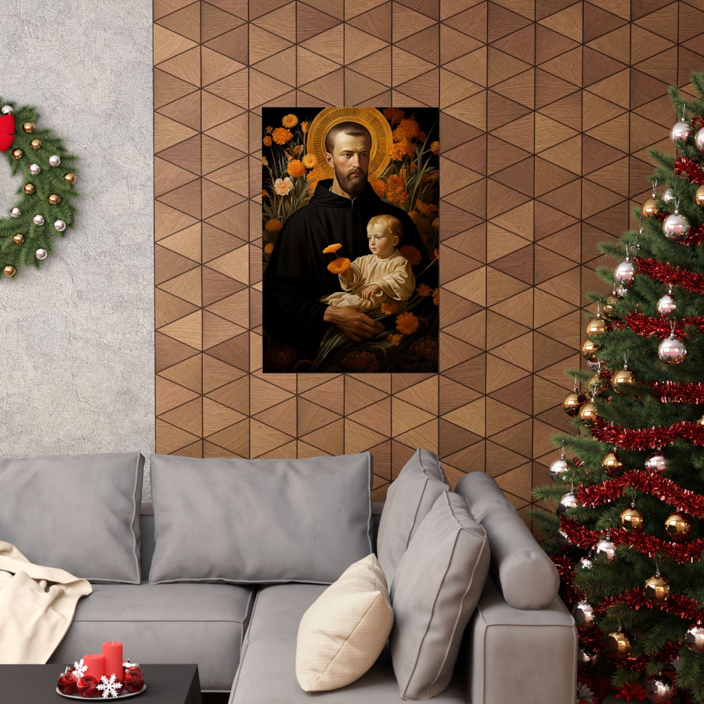 Saint Cajetan - Sanctified Souls Print - Multiple Sizes - Premium Matte Vertical Posters