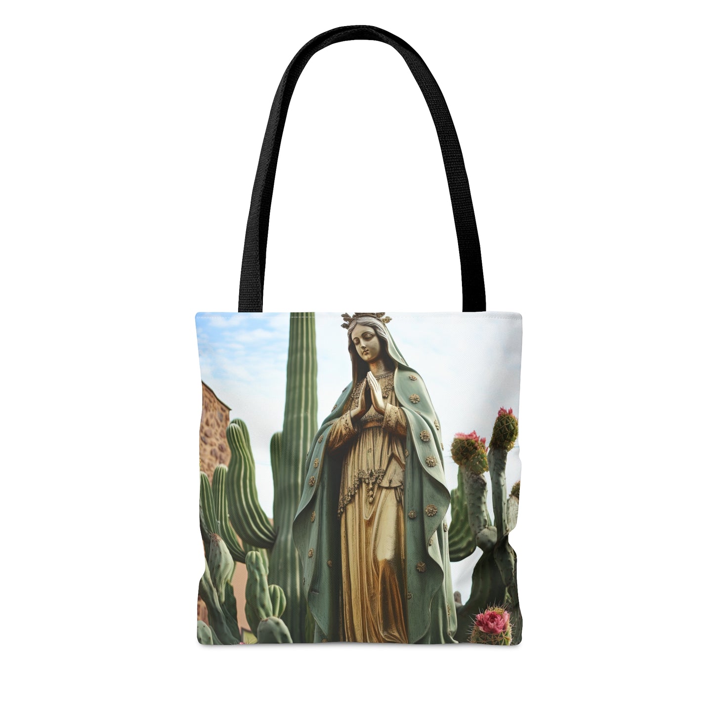 Our Lady of Guadalupe Tote Bag - Catholic faith inspired carry-all purse - day to day bag