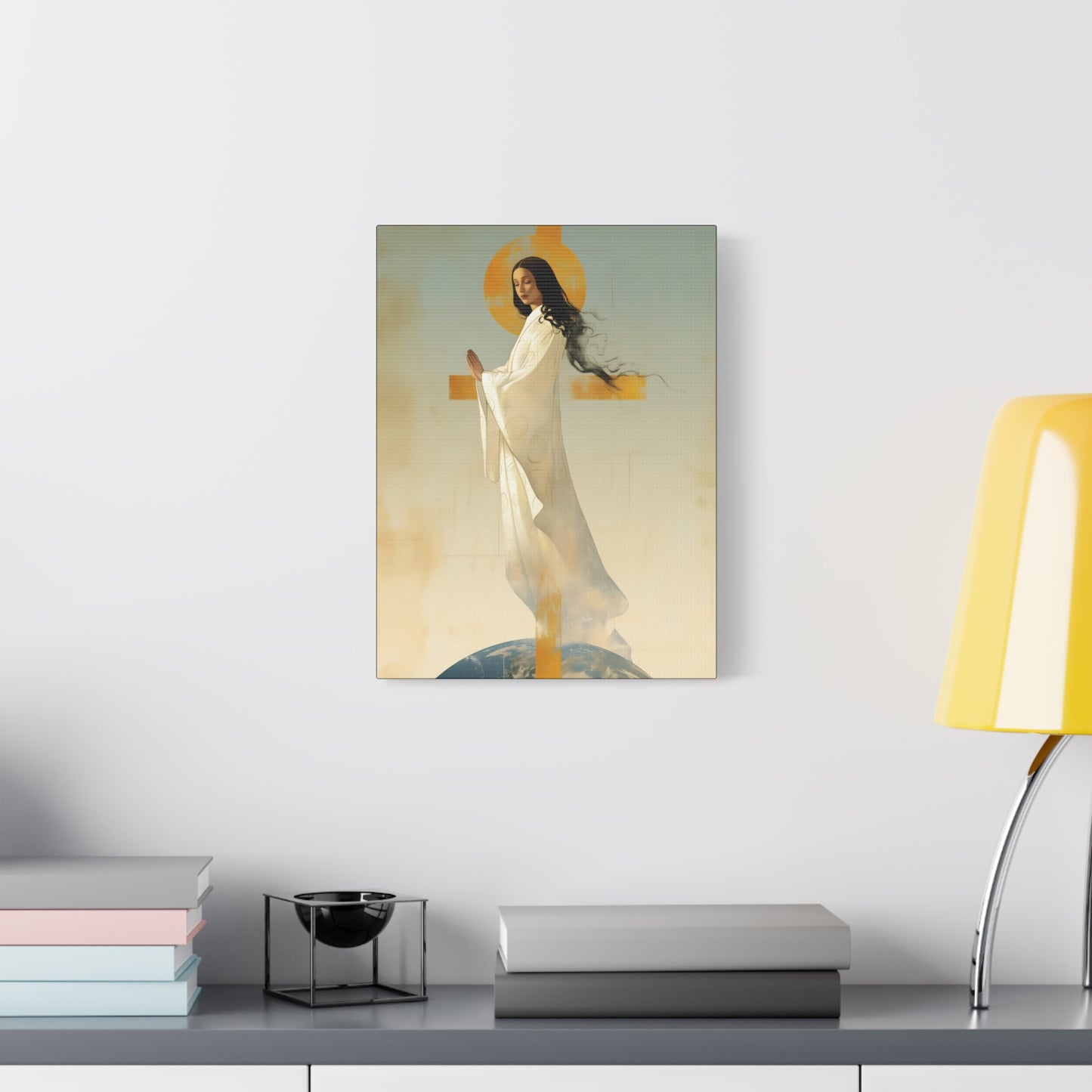 Our Lady of Akita - Mother Mary - Gallery Wrapped Canvas - Print - Religious Art for your Home - Catholic