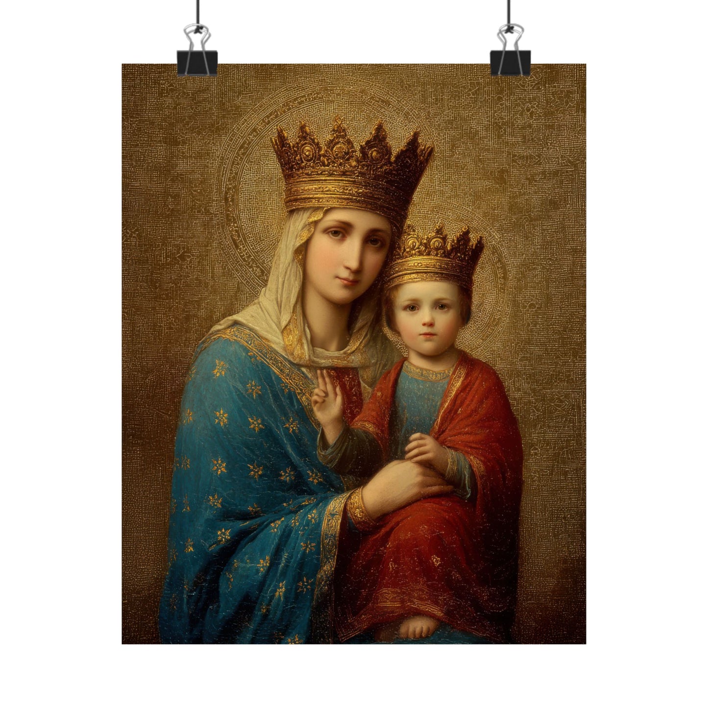 Madonna della Strada - Our Lady of the Way - Sanctified Souls Print - Multiple Sizes - Premium Matte Vertical Posters
