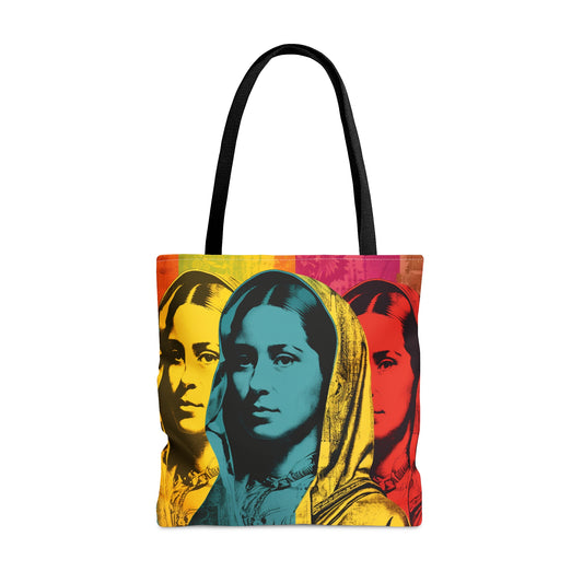 Our Lady of Guadalupe Tote Bag - Catholic faith inspired carry-all purse - day to day bag