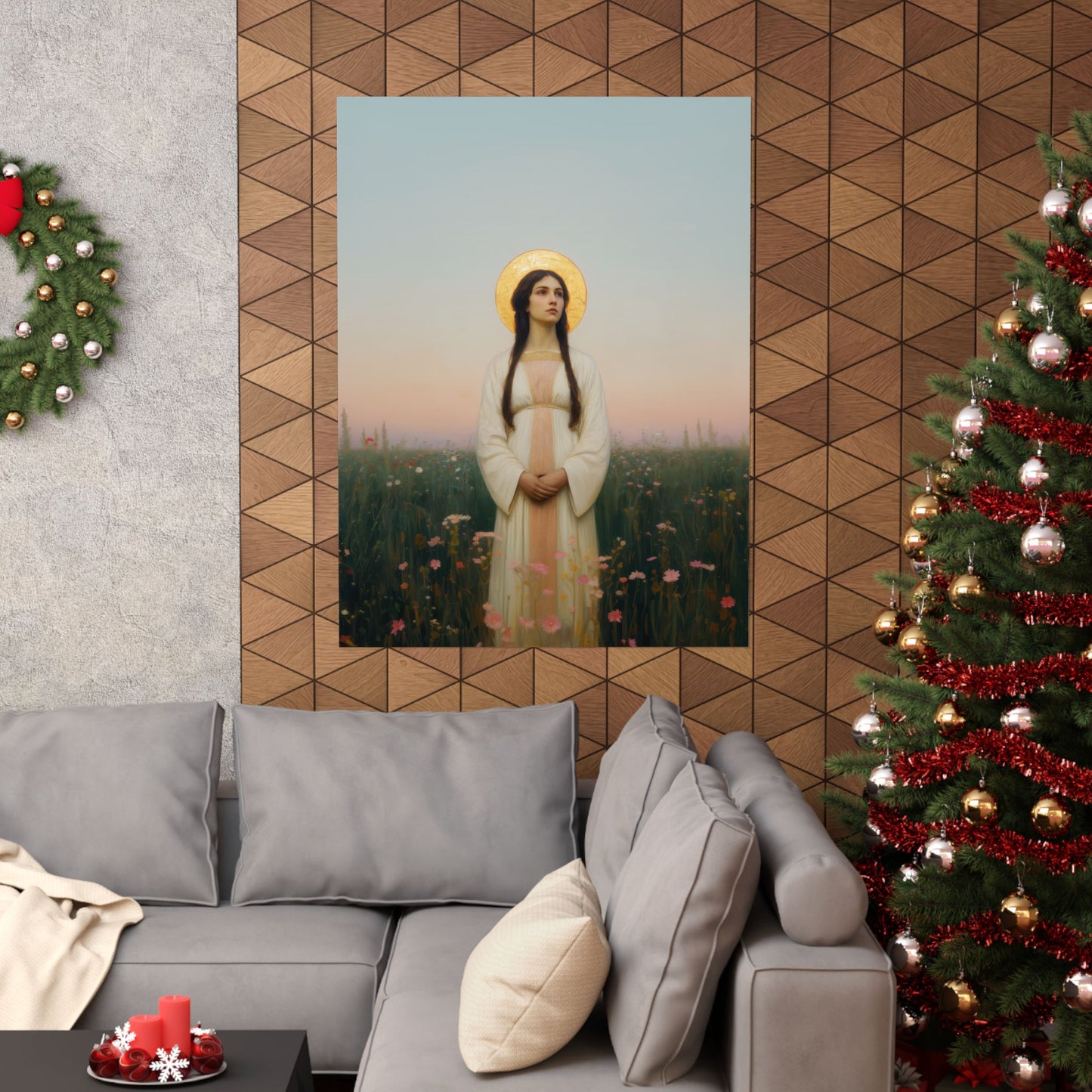 Saint Sabina - Sanctified Souls Print - Multiple Sizes - Premium Matte Vertical Posters - Patron Saint Art