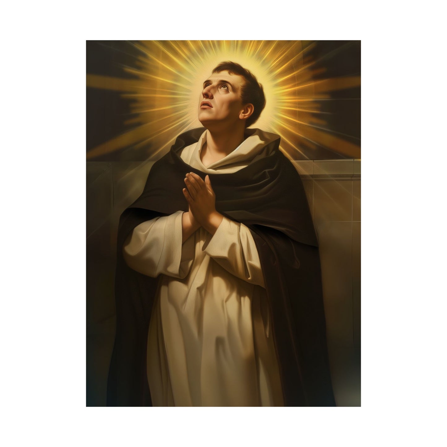 Saint Thomas Aquinas  - Sanctified Souls Print - Multiple Sizes - Premium Matte Vertical Posters
