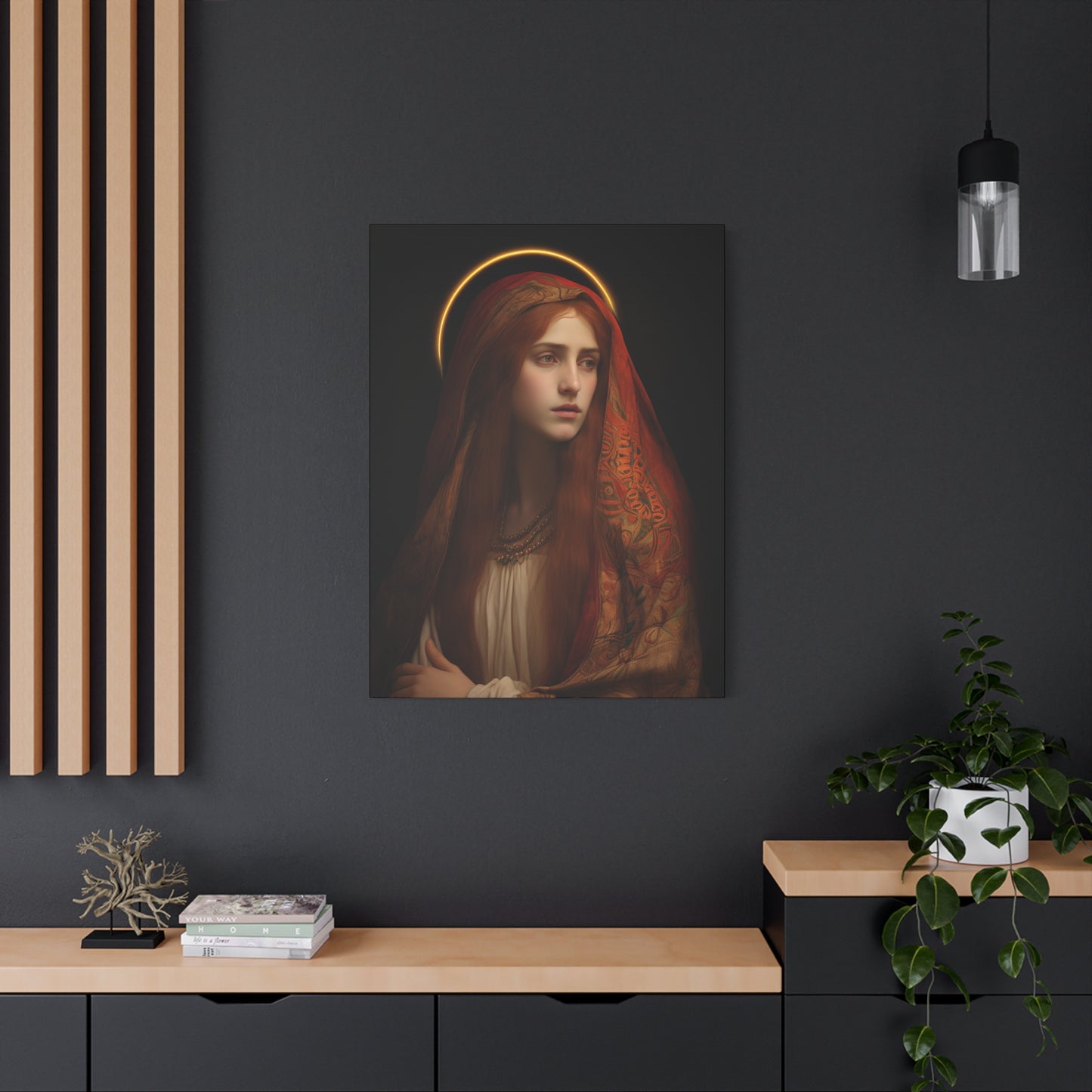 The Beloved Disciple - Mary Magdalene's Devotion - Museum Wrapped Canvas - Sanctified Souls Print - Religious Art for your Home