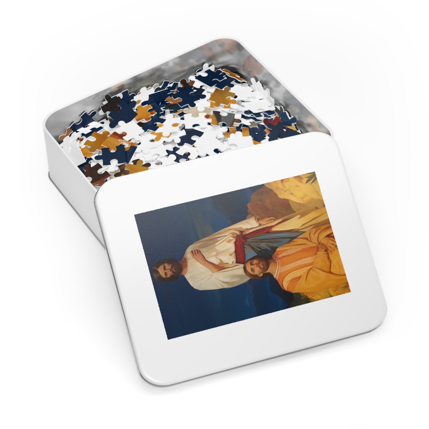 Saints James and John - Sons of Thunder - Puzzle and Keepsake Tin - Jigsaw Puzzle (30, 110, 252, 500,1000-Piece) - Religious Puzzle