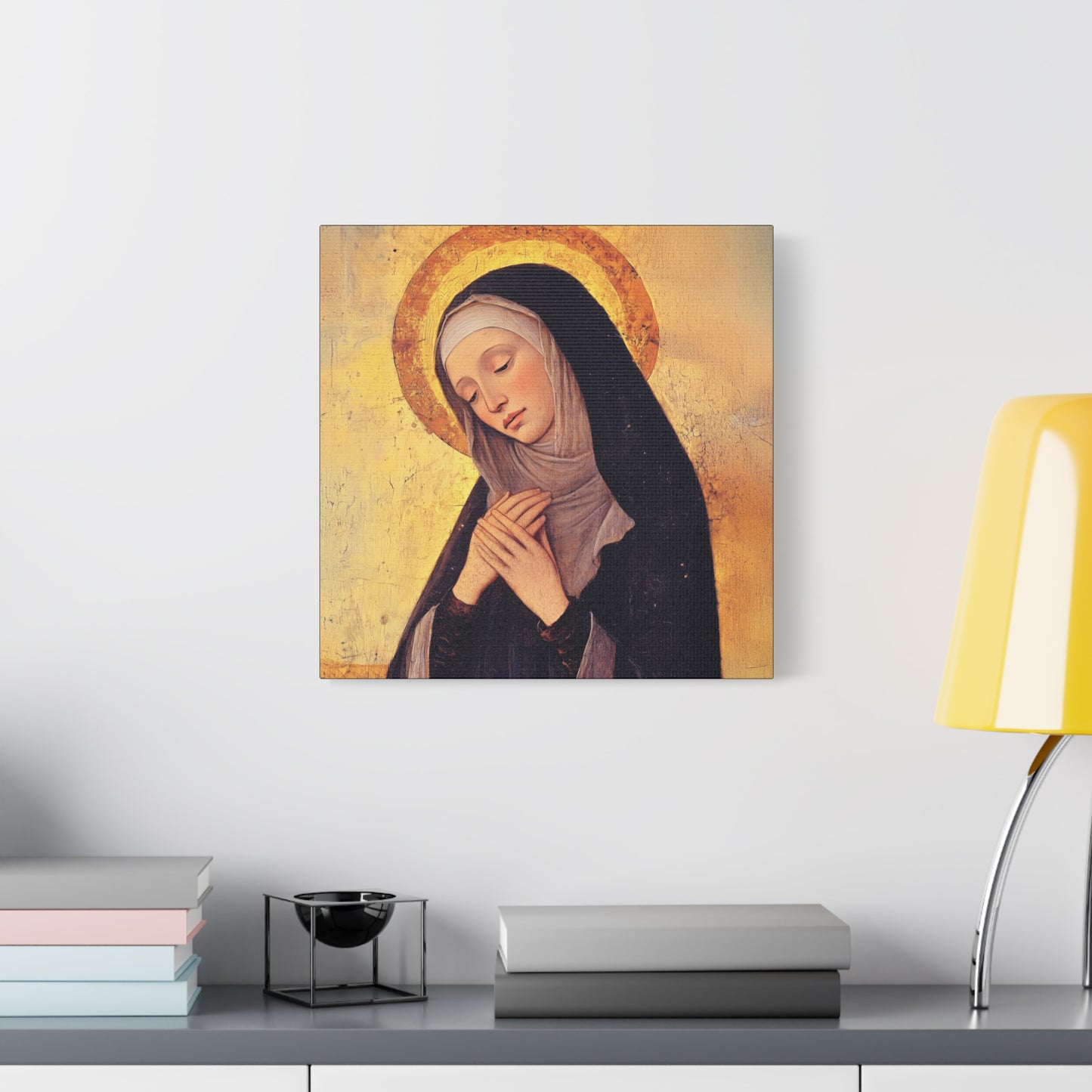 Saint Syncletica of Alexandria - Desert Mother - Gallery Wrapped Canvas - Print - Religious Art for your Home - Catholic