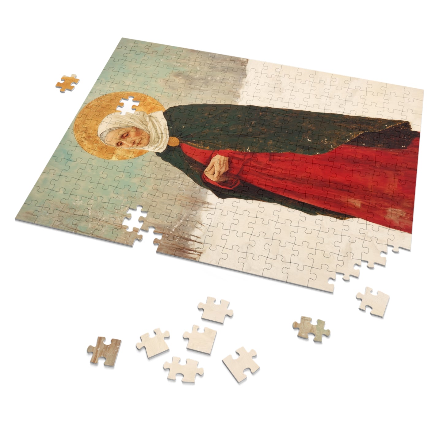 Saint Xenia - Russian Saint Art - Puzzle & Keepsake Tin - Religious Jigsaw Puzzle (30, 110, 252, 500,1000-Piece)