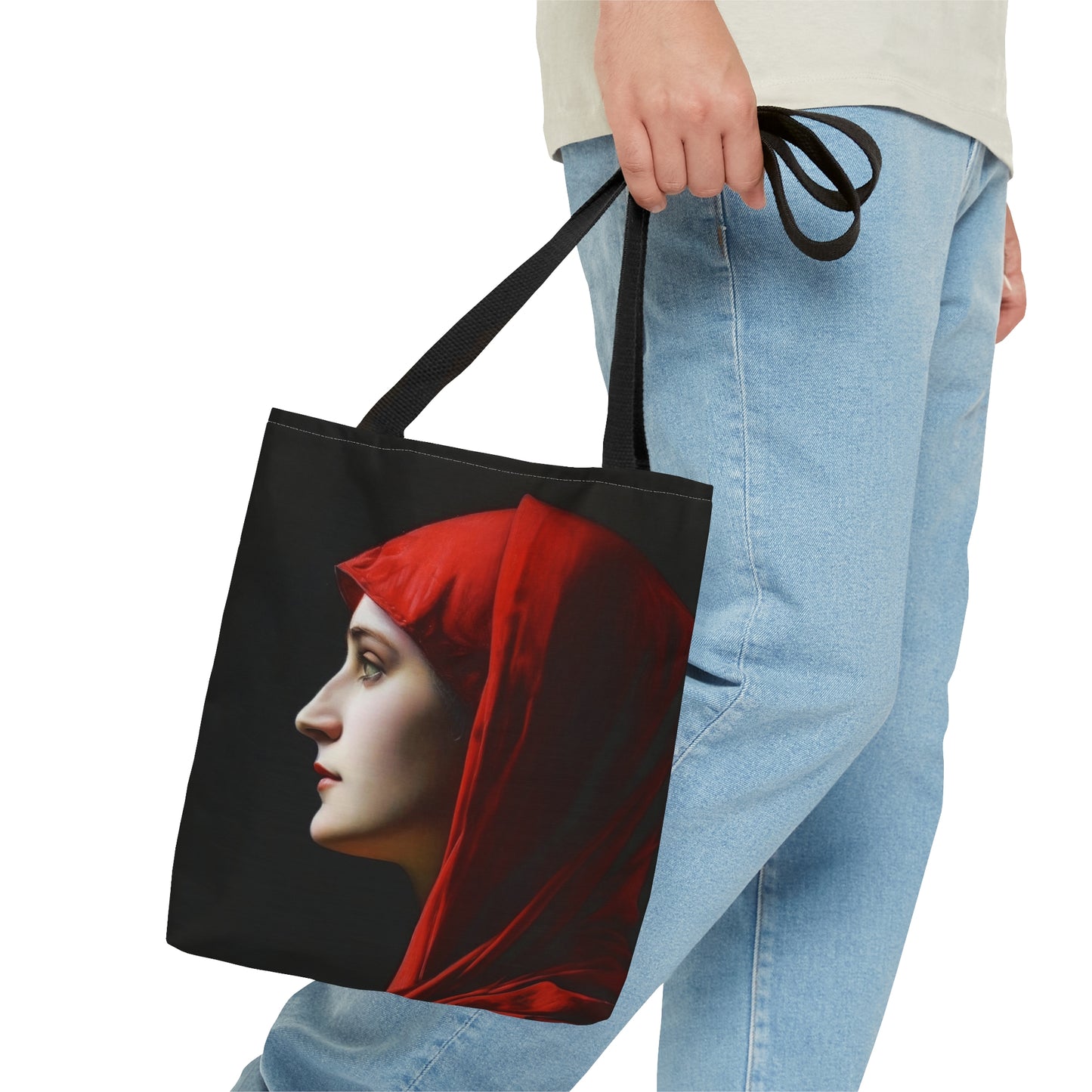 Saint Fabiola Tote Bag - Large Medium Small Faith Art Bag - Re usable Tote Purse - Double Sided - Catholic Art Bag