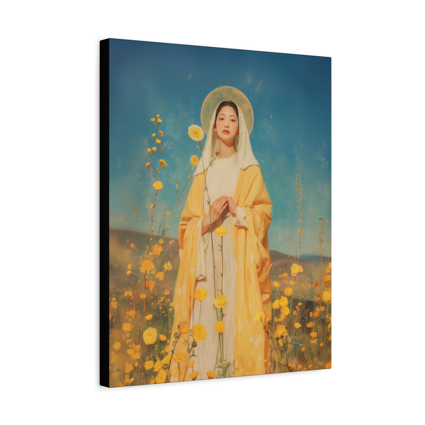 Saint Agatha Lin - Gallery Wrapped Canvas - Print - Religious Art for your Home - Catholic Art