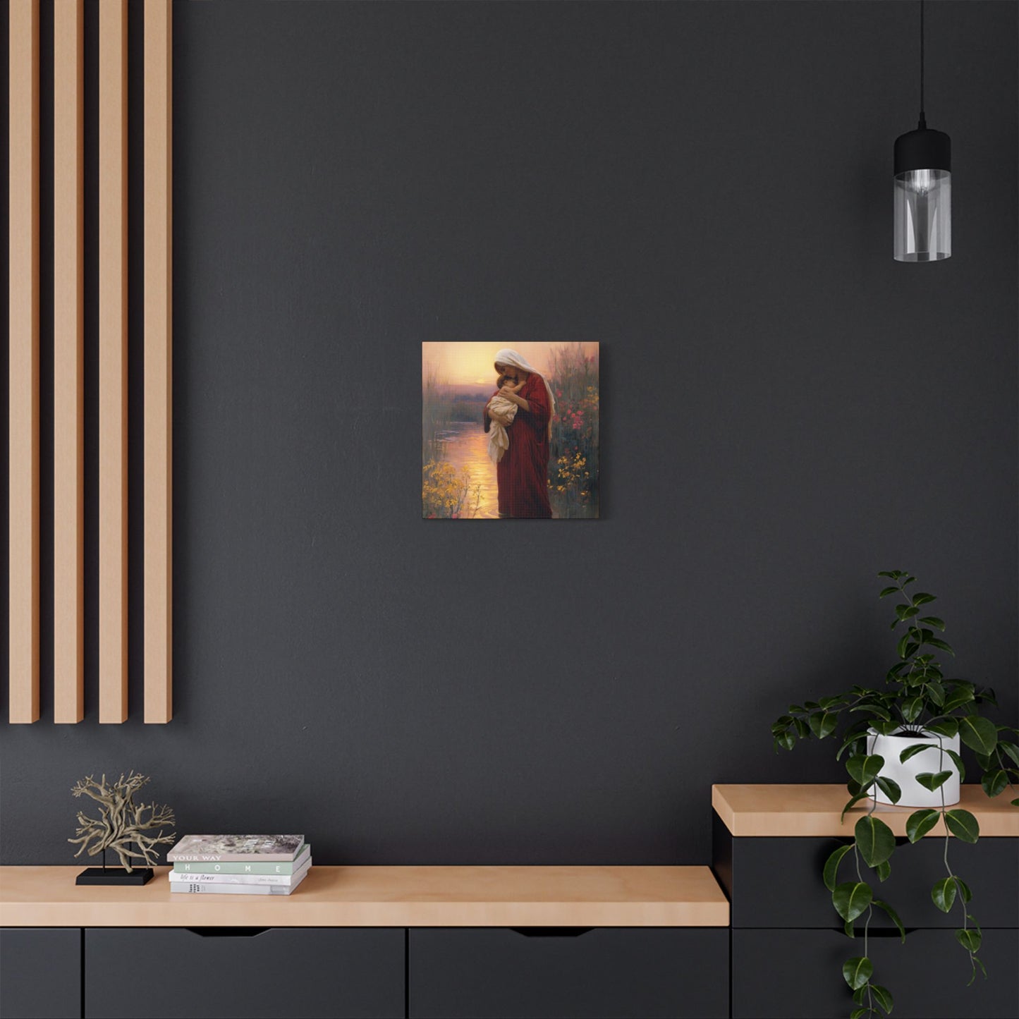 Saint Elizabeth, Mother to John the Baptist -  Museum Wrapped Canvas Print - Multiple Sizes - Catholic Home art Matte Canvas