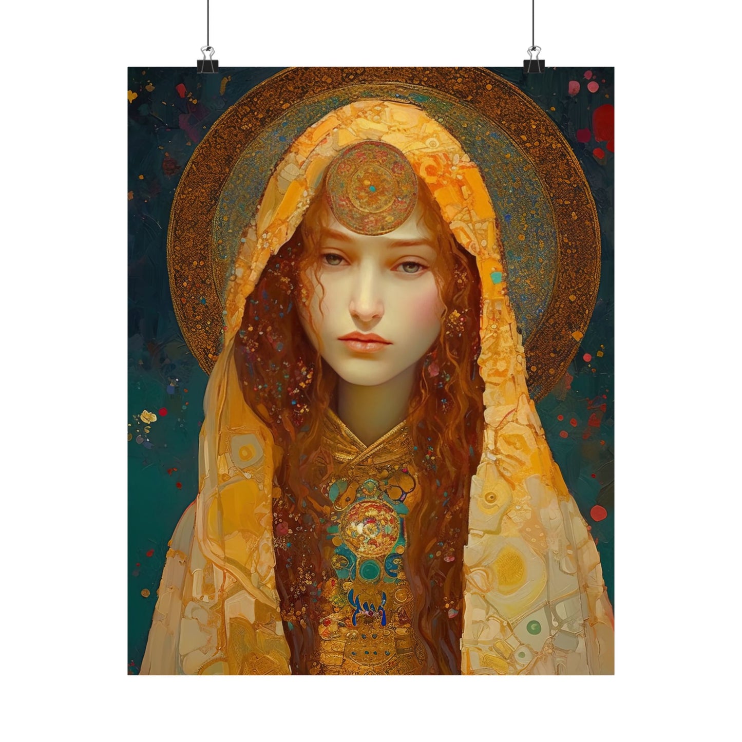 Saint Mary Magdalene Print - Sanctified Souls Print - Multiple Sizes - Premium Matte Vertical Posters