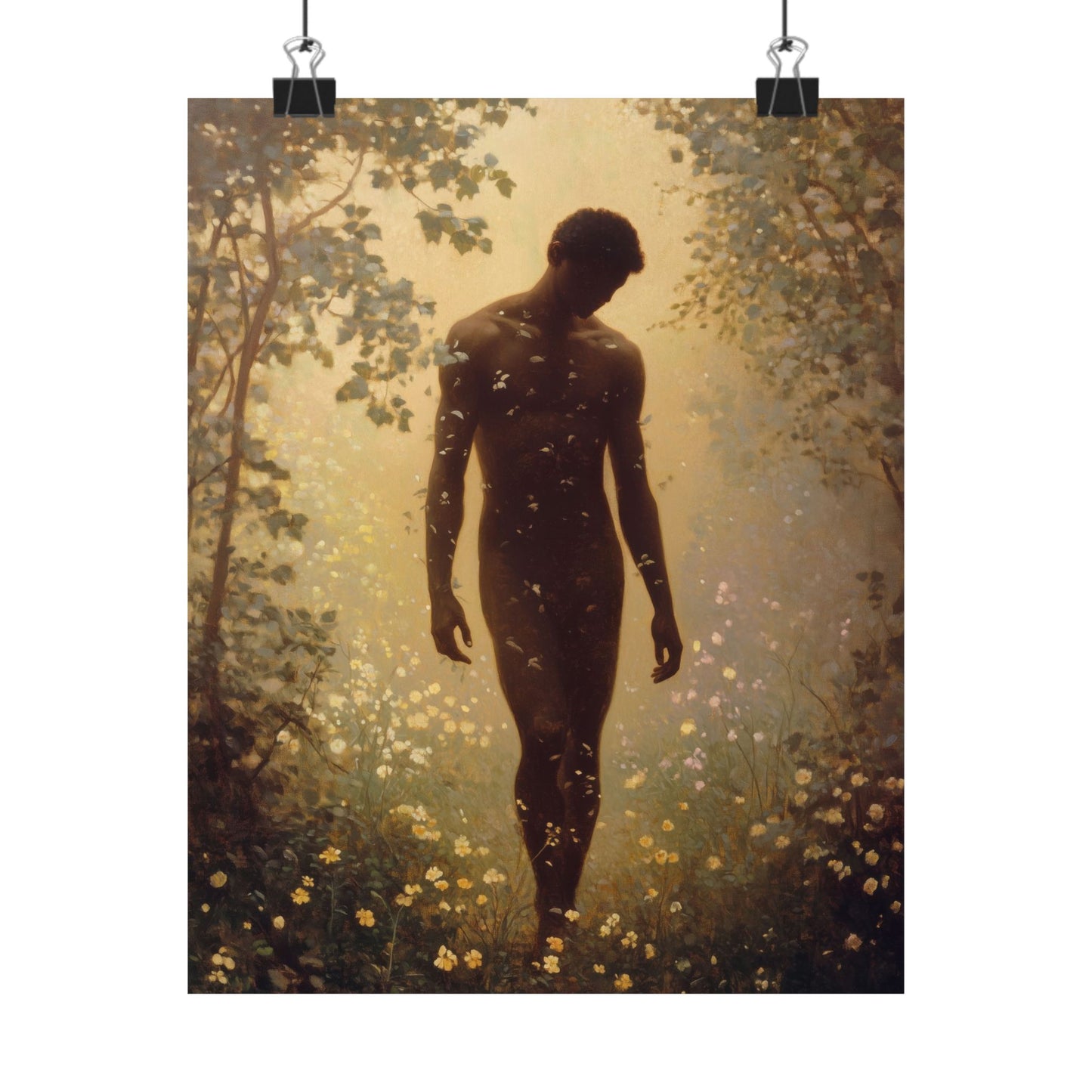 Saint Adam - Sanctified Souls Print - Multiple Sizes - Premium Posters - Catholic Art - Christian Home Decor Artwork