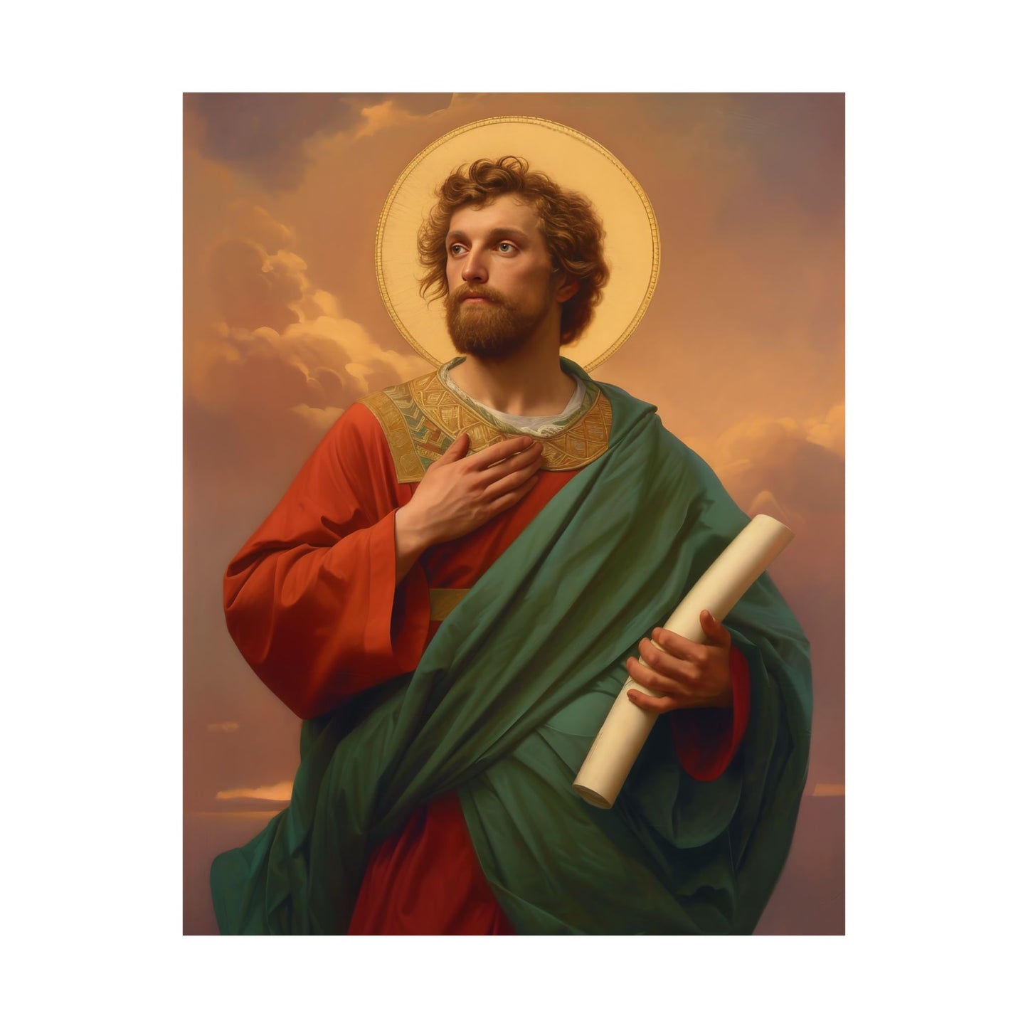 Saint Timothy  - Sanctified Souls Print - Multiple Sizes - Premium Matte Vertical Posters - Catholic Art for the home