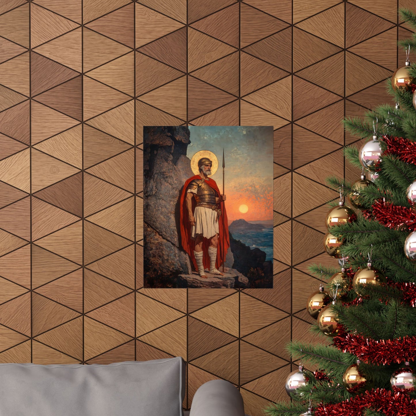Saint Andrew the Tribune - Sanctified Souls Print - Multiple Sizes - Premium Posters - Catholic Art - Christian Home Decor Artwork
