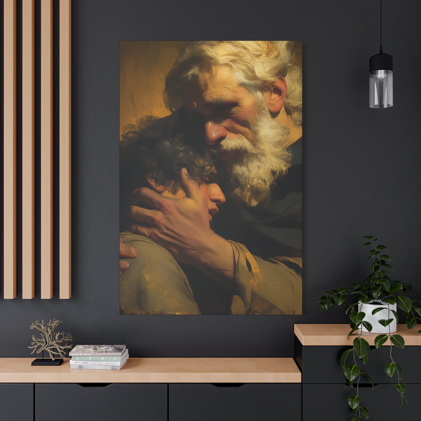 The Return of the Prodigal Son - Gallery Wrapped Canvas - Print - Religious Art for your Home - Catholic Art Print