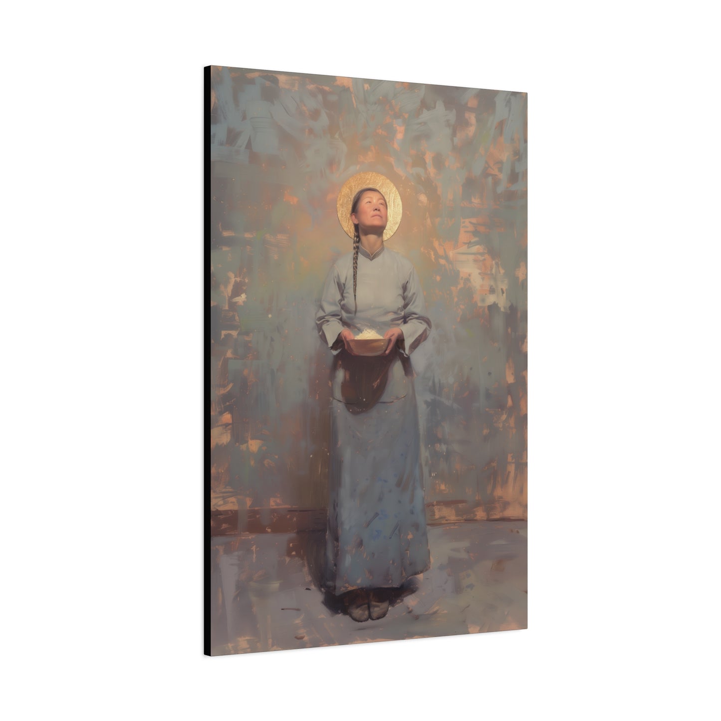 Saint Martha Wang - Chinese Martyr Saint  - Gallery Wrapped Canvas - Print - Religious Art for your Home - Catholic Art