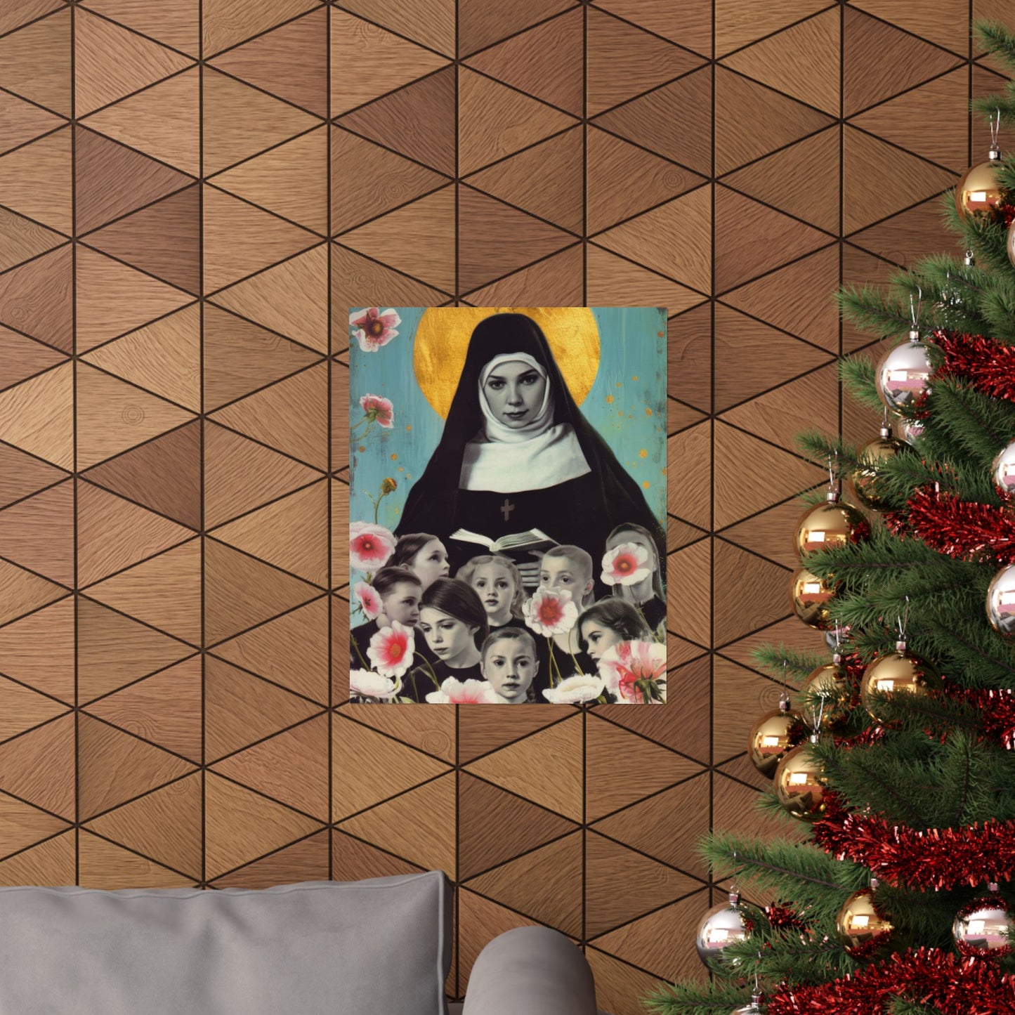 Saint Joan de Lestonnac - Sanctified Souls Print - Multiple Sizes - Premium Matte Vertical Posters
