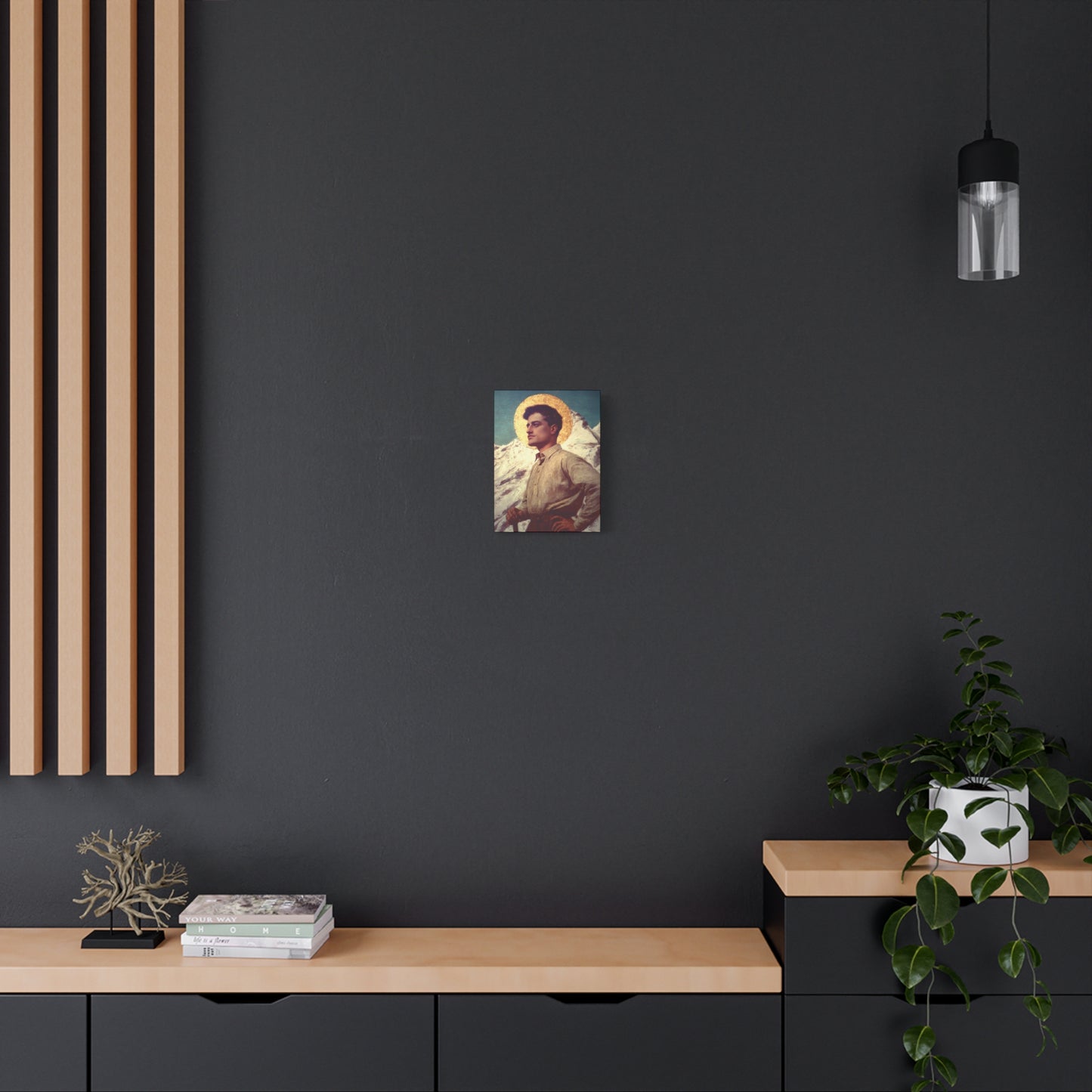 Saint Pier Giorgio Frassati -  Museum Wrapped Canvas - Sanctified Souls Print - Religious Art for your Home - Catholic Patron Saint Art