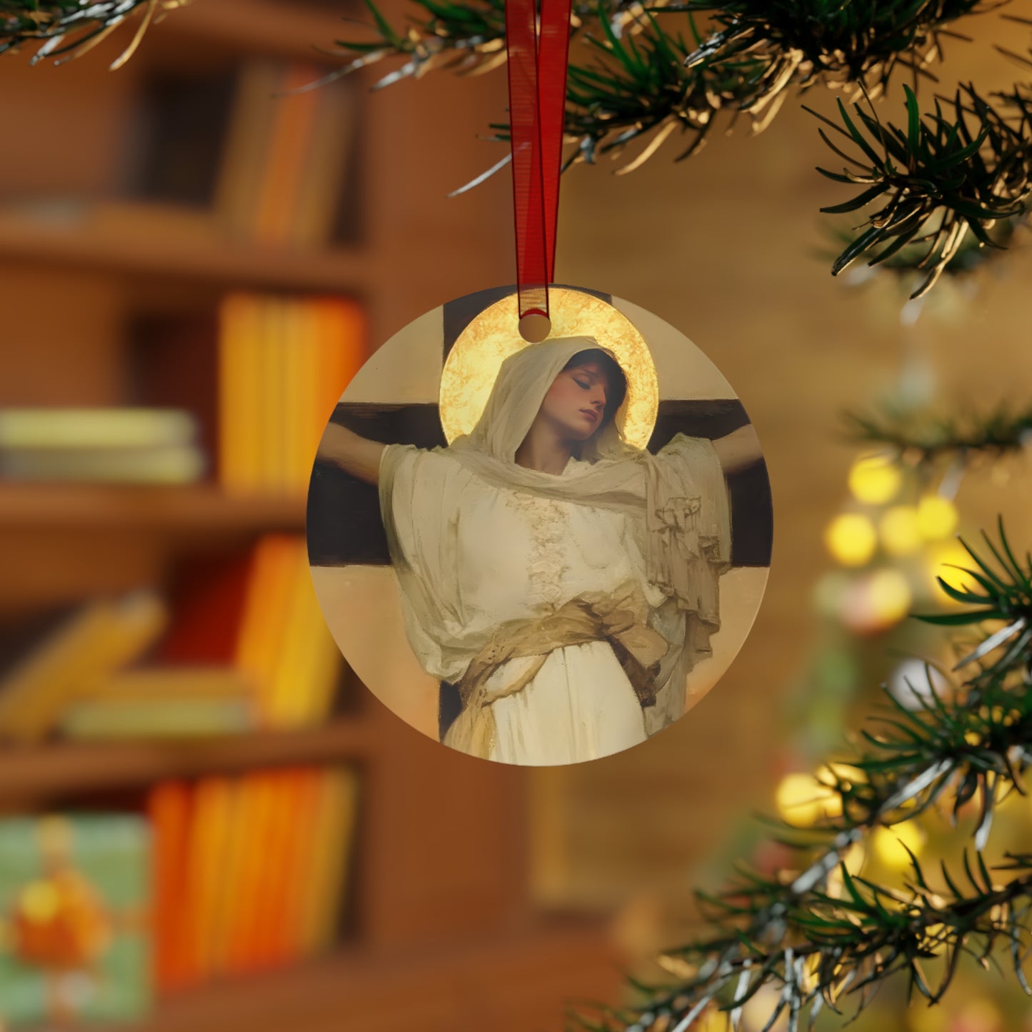 Saint Julia of Carthage Metal Ornament - Religious Holiday Christmas Ornament and Keepsake - Catholic Religious Keepsake