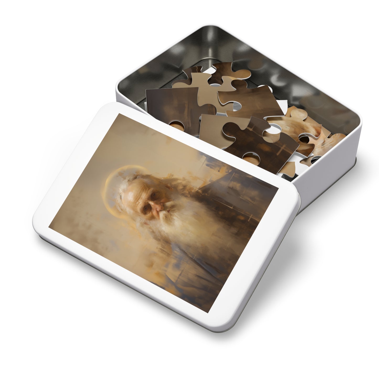 Saint Zachariah - Puzzle and Keepsake Tin - Religious (30, 110, 252, 500,1000) - Religious Puzzle - Gifts for Catholic Families