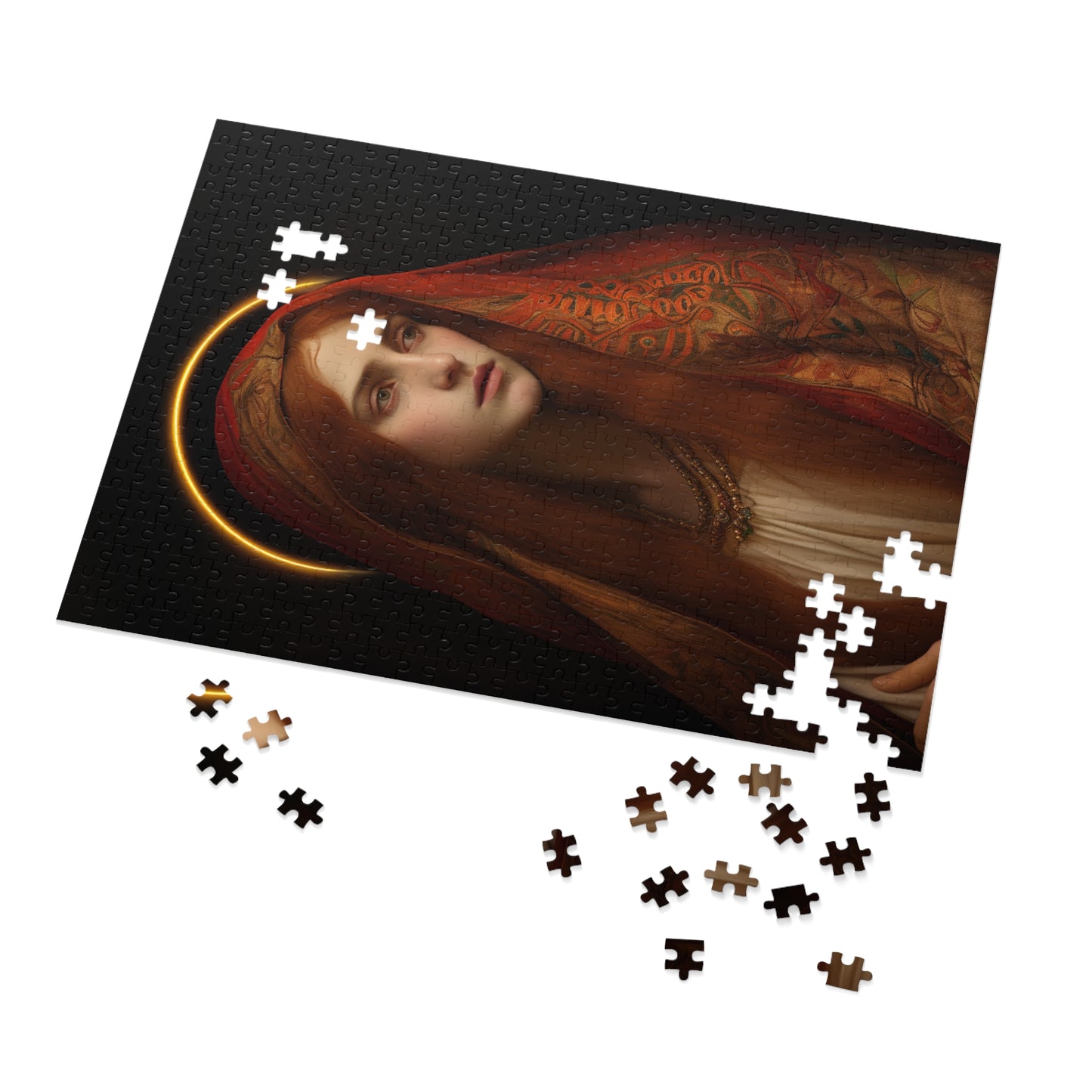 The Beloved Disciple - Mary Magdalene's Devotion - Puzzle and Keepsake Tin - Religious Jigsaw Puzzle (30, 110, 252, 500,1000-Piece)
