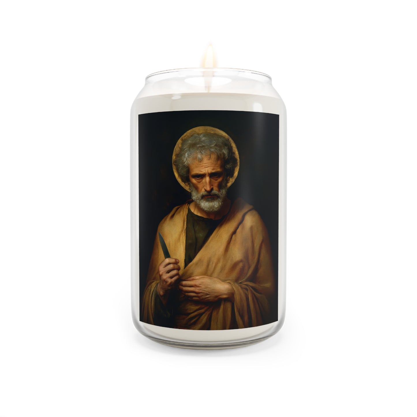 Saint Bartholomew the Apostle  - - Scented Prayer Candle, 13.75oz - Tall Size - Religious Prayer Candle - Catholic Art