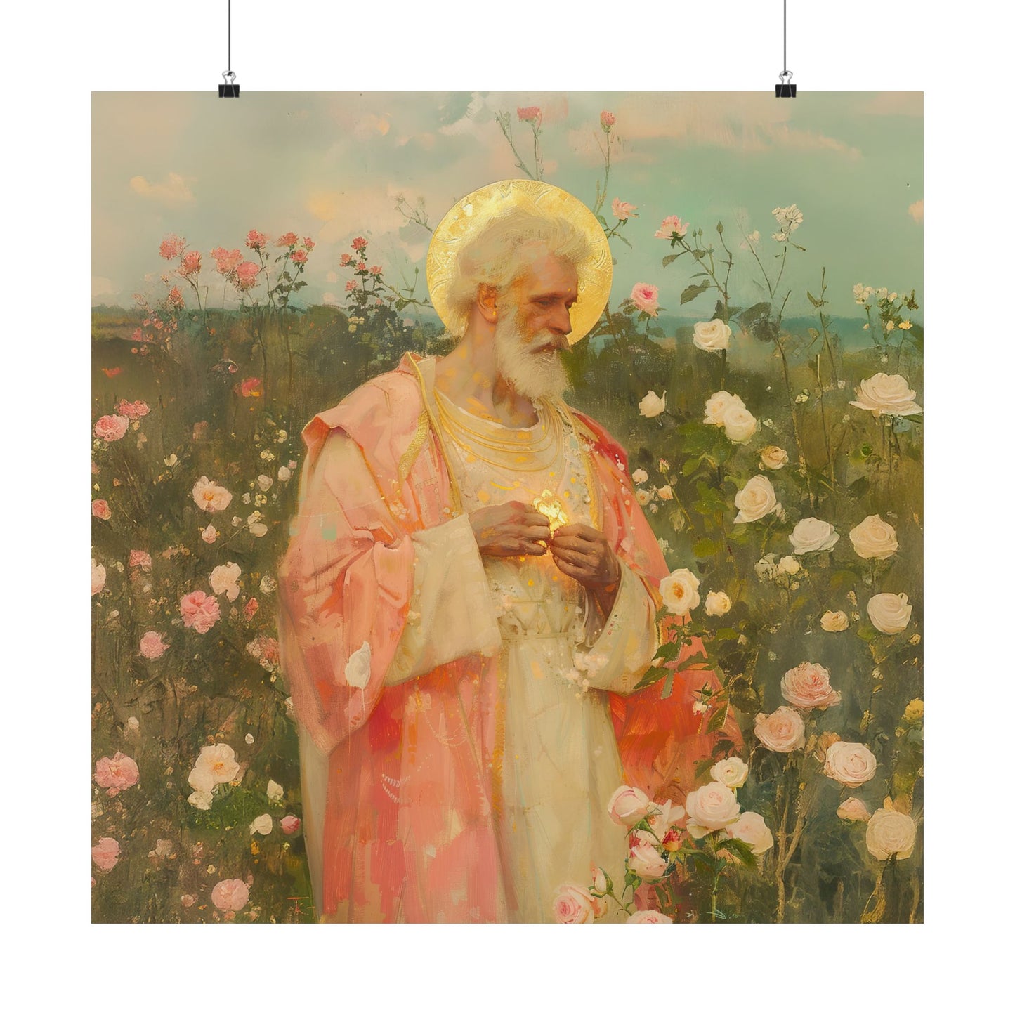 Saint Valentine -  Catholic Art - Multiple Sizes - Premium Posters - Catholic Art - Christian Home - Catholic Saint Art