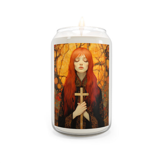 Saint Mary Magdalene - Inner Light and Peace Candle  - Scented Prayer Candle, 13.75oz - Tall Size - Religious Prayer Candle - Catholic Art