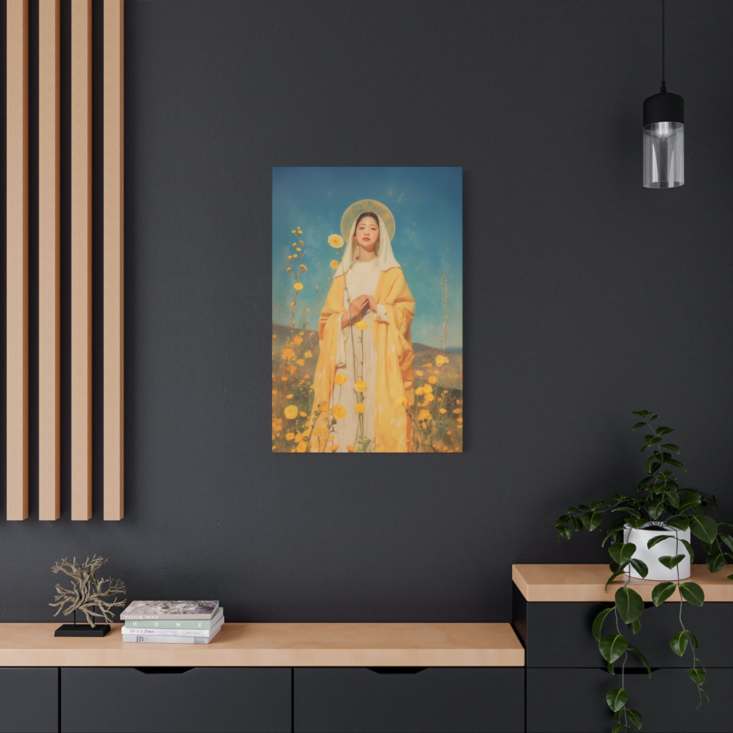 Saint Agatha Lin - Gallery Wrapped Canvas - Print - Religious Art for your Home - Catholic Art
