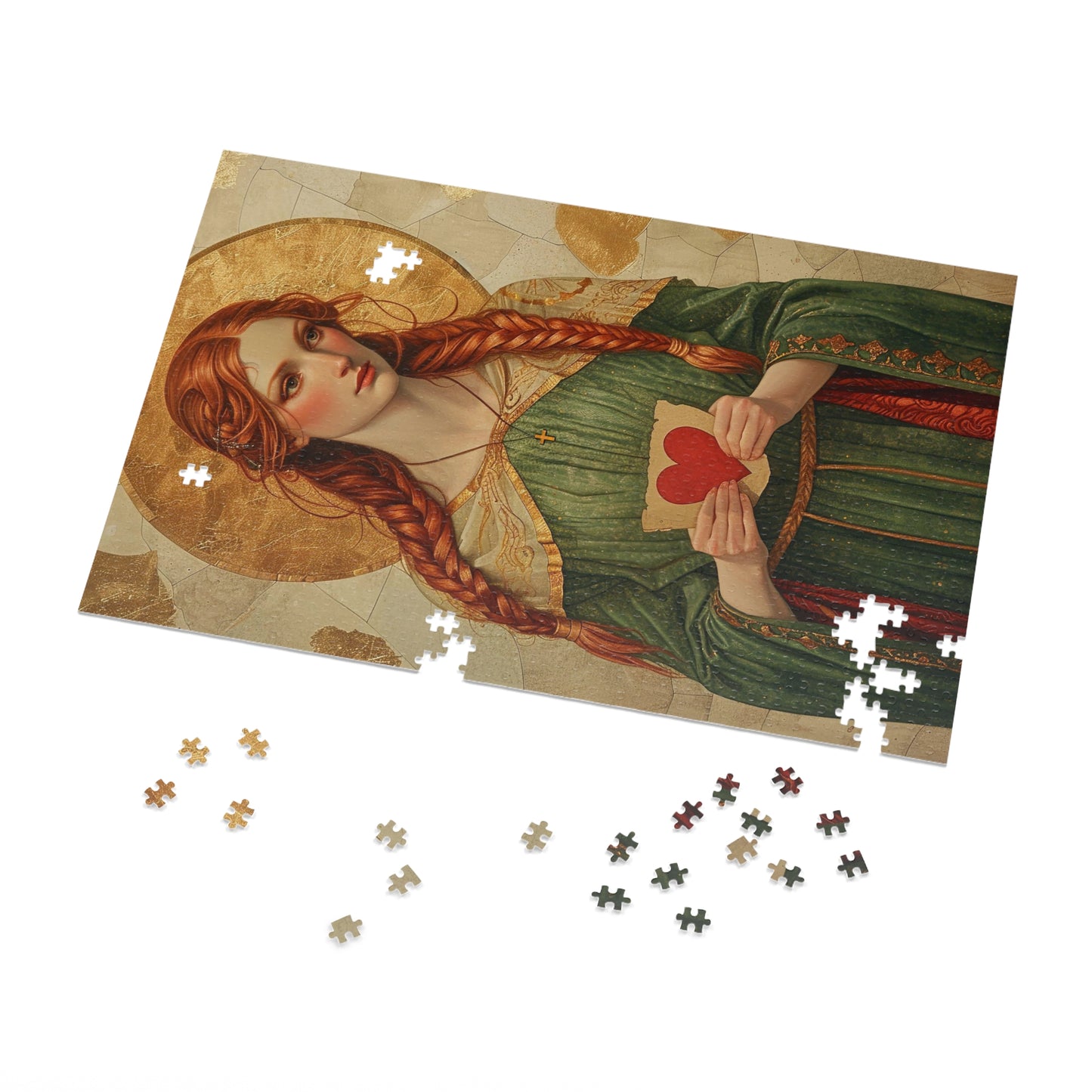 Saint Dwynwen - Puzzle and Keepsake Tin - Religious Jigsaw Puzzle (30, 110, 252, 500,1000-Piece) - Religious Puzzle