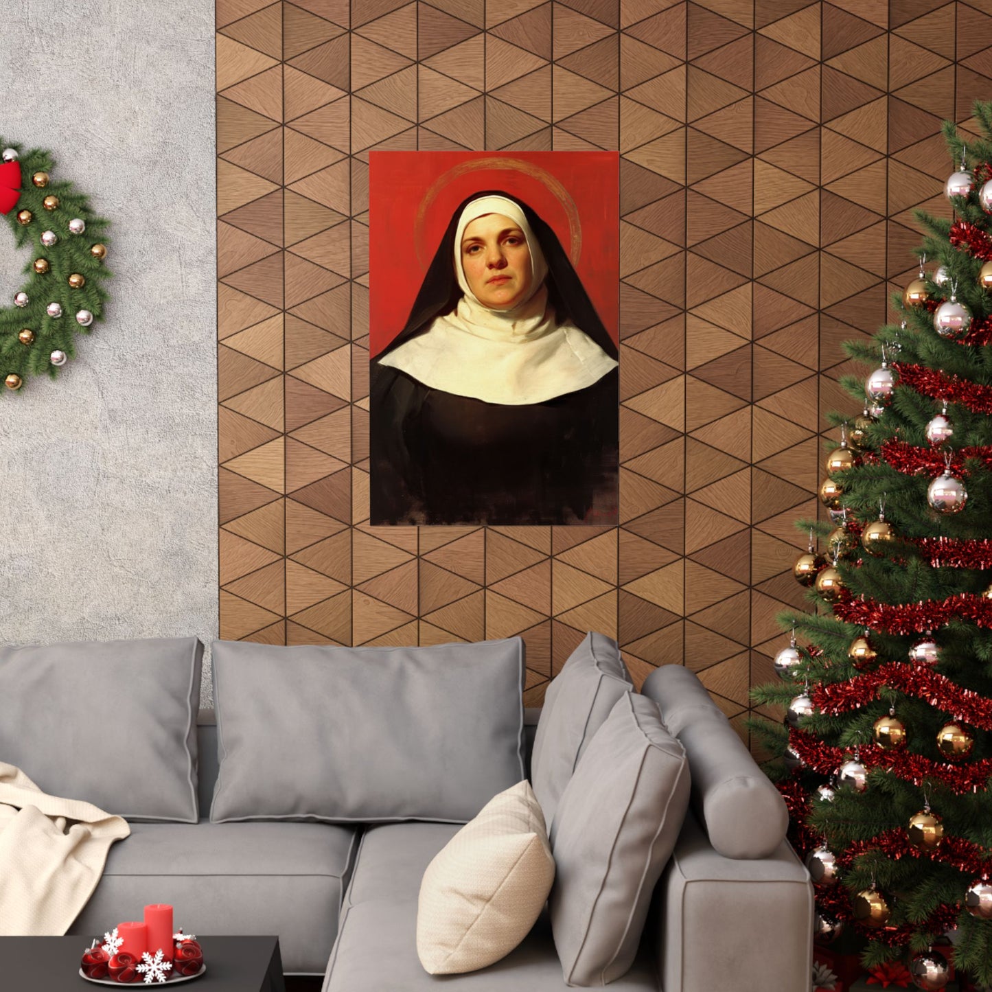 Saint Maria Giuseppa Rossello - Sanctified Souls Print - Multiple Sizes - Premium Matte Vertical Posters