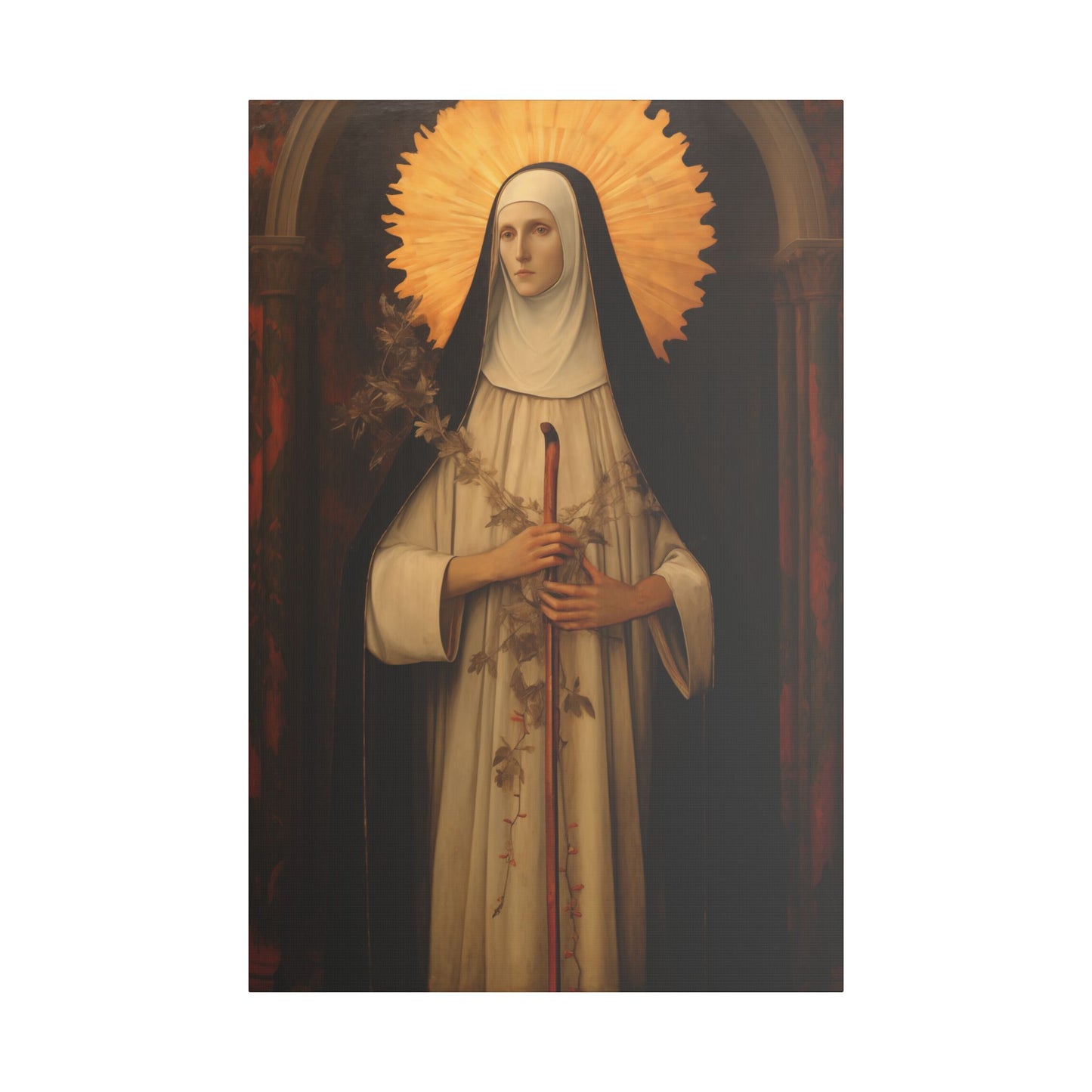 Saint Margaret of Castello - Museum Wrapped Canvas - Sanctified Souls Print - Religious Art for your Home - Blessed Margaret of Castello