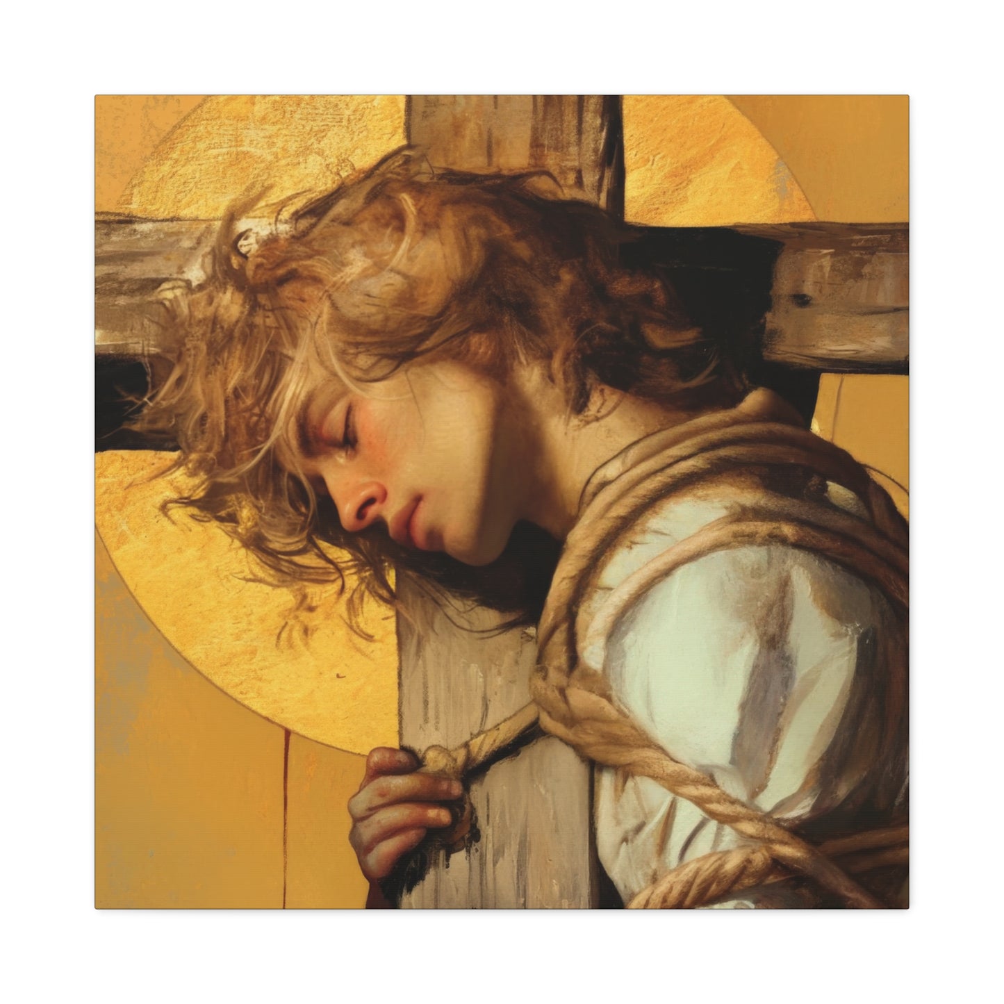 Saint Dismus, The 'Good Thief' - Gallery Wrapped Canvas - Print - Religious Art for your Home - Catholic Art
