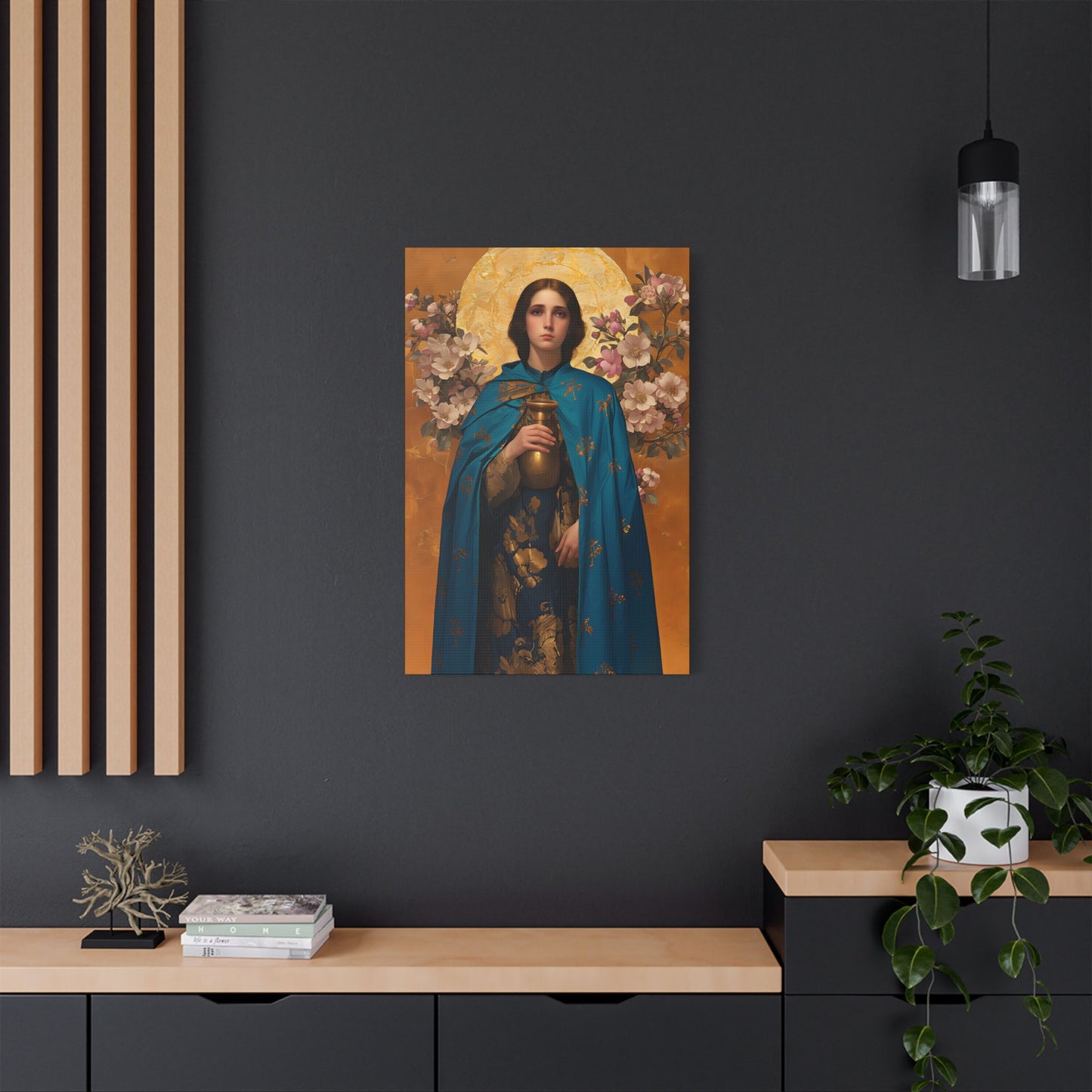 Anastasia the Patrician of Alexandria  - Museum Wrapped Canvas - Sanctified Souls Print - Religious Art