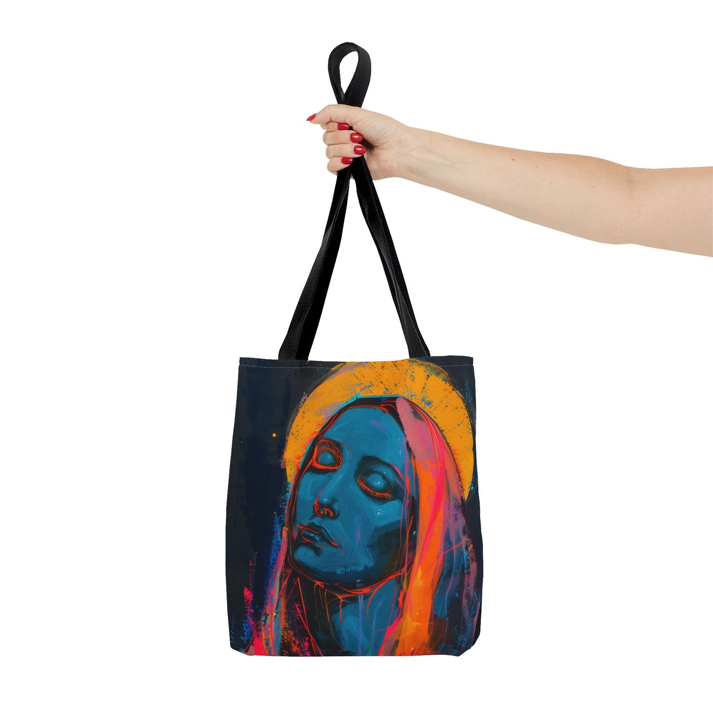 Mary, Mother of God _ Mother of Eternal Wisdom Tote Bag - Large Medium Small Faith Art Bag - Catholic Faith Purse - Religious Carry All