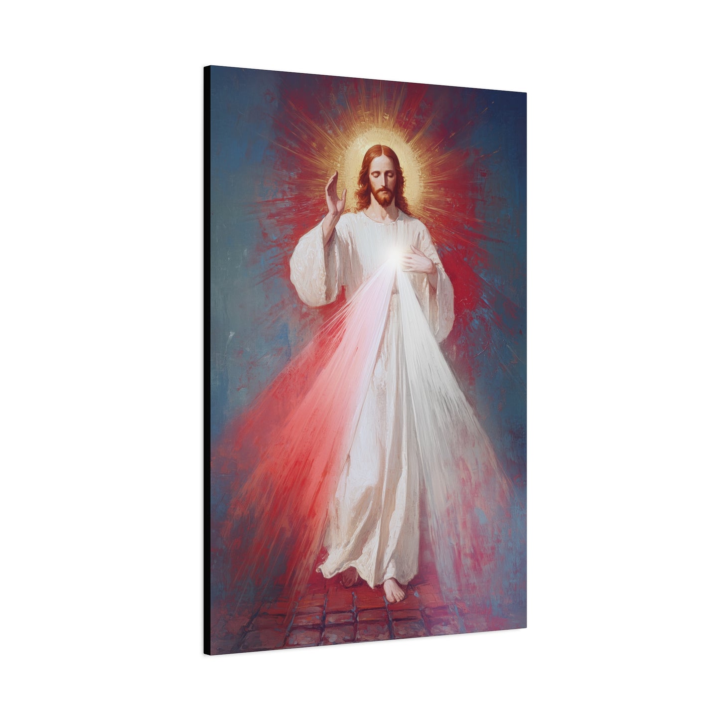 The Divine Mercy - Our Lord Jesus Christ - Gallery Wrapped Canvas - Print - Religious Art for your Home - Catholic