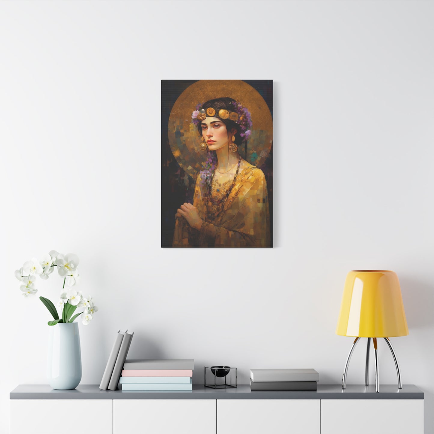 Saint Lydia Purpuraria Canvas Print - Multiple Sizes - Catholic Home art - Museum Wrapped Canvas - Sanctified Souls Print