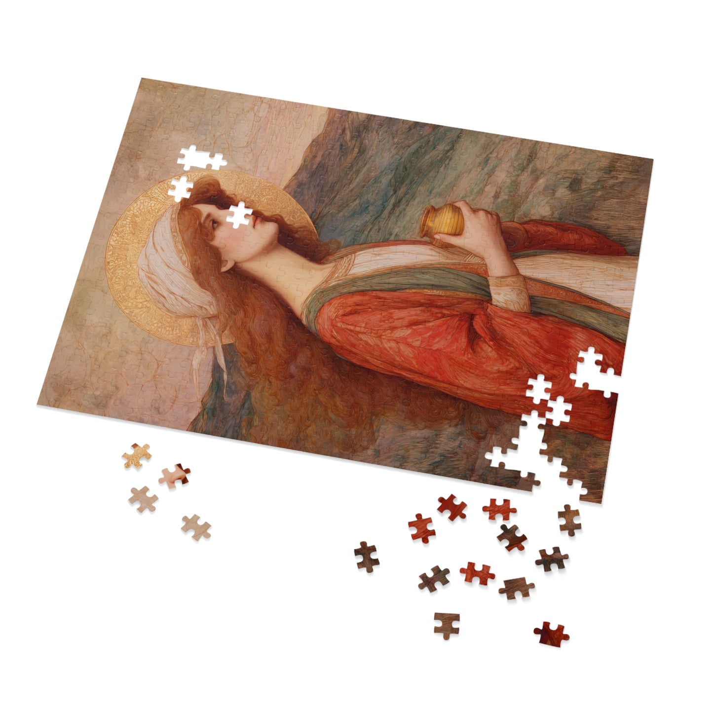 Saint Joanna  - Puzzle & Keepsake Tin - Religious Jigsaw Puzzle (30, 110, 252, 500,1000-Piece)