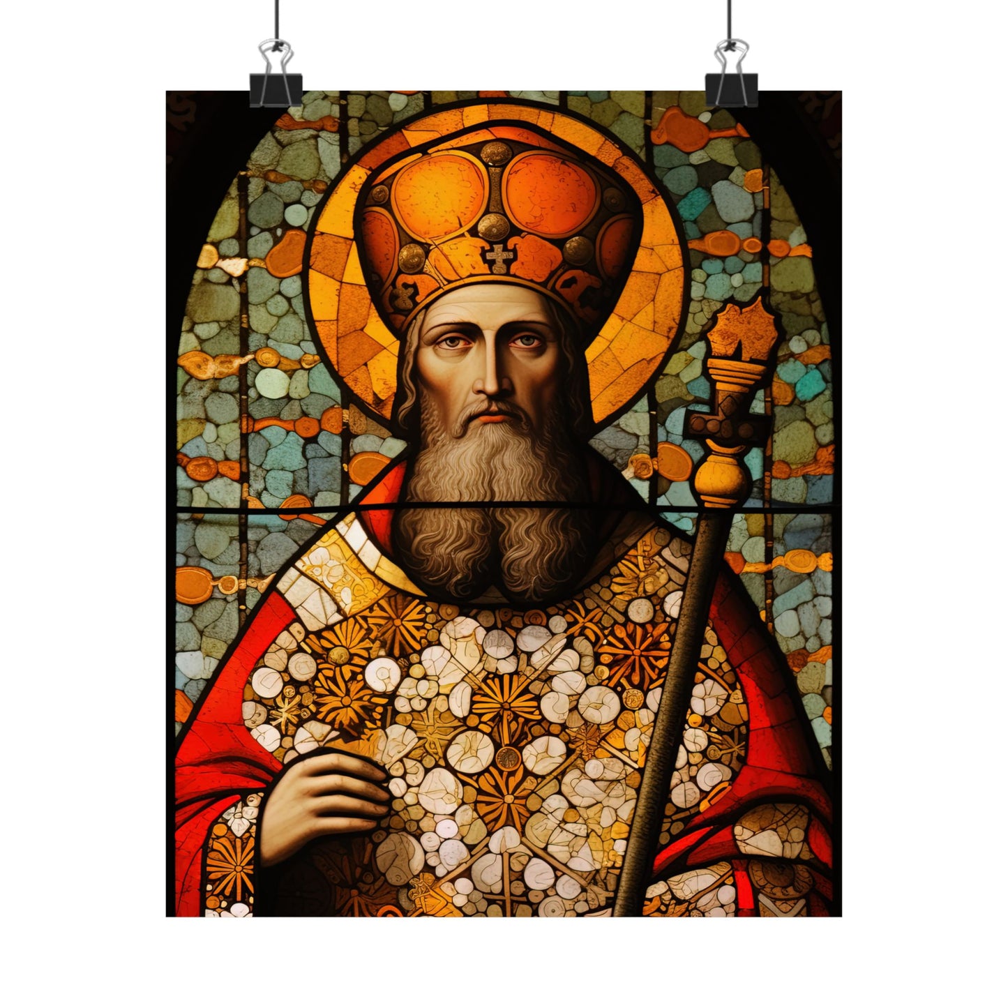 Saint Henry the II - Sanctified Souls Print - Multiple Sizes - Premium Matte Vertical Posters
