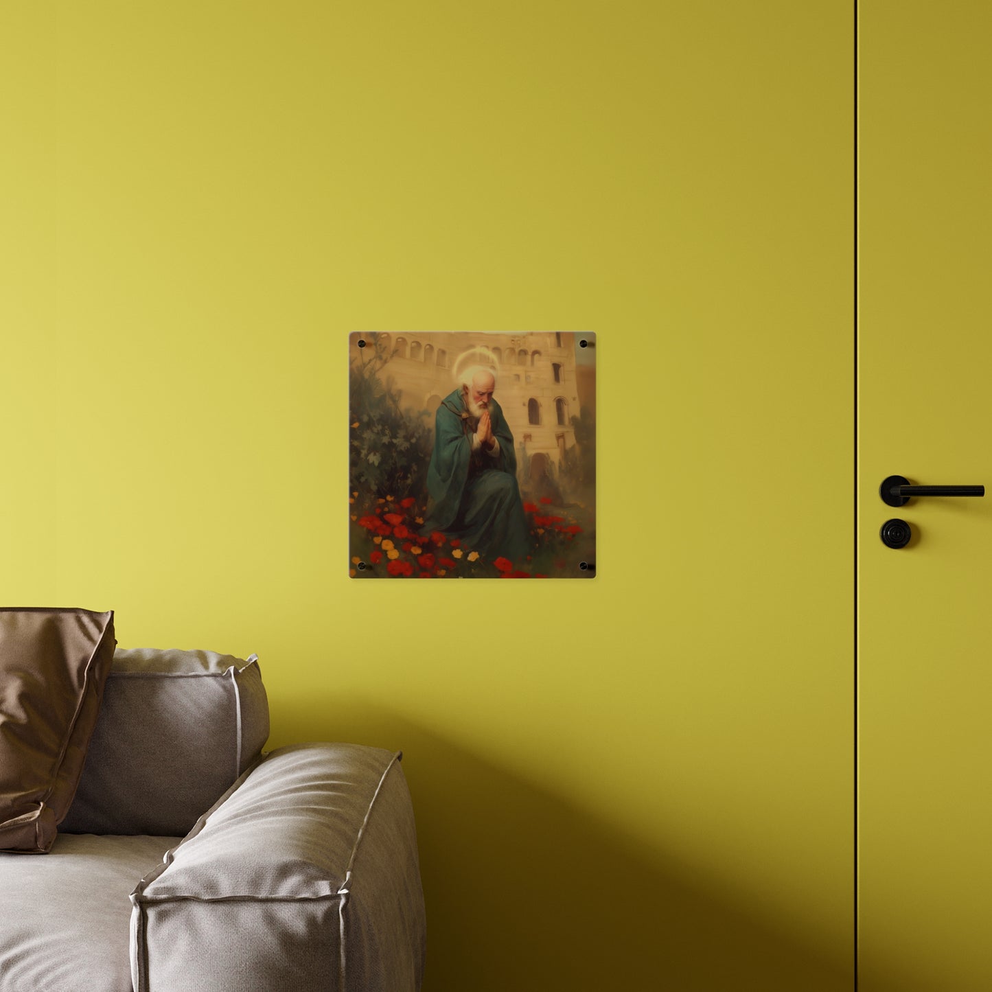 Saint Cyprian Wall Art Panel - Ready to Hang Acrylic Print - Catholic Saint Art - Patron Saint Print - Martyr Art