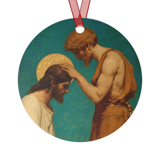Saint John the Baptist, The Prophet and the Promise  - Ornament - Religious Holiday Christmas Ornament and Keepsake - Double sided