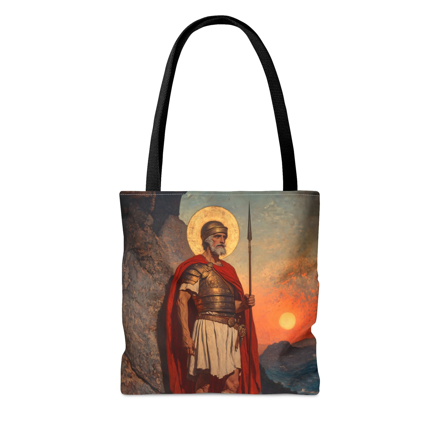 Saint Andrew the Tribune Tote Bag - Large Medium Small Faith Art Bag - Catholic Faith Purse - Religious - Prayer Bag - Devotional Purse