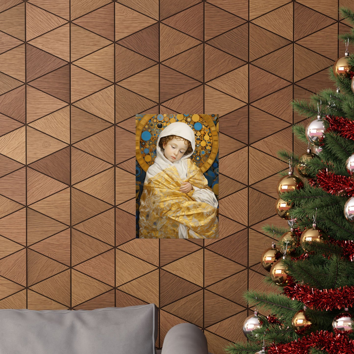 Divine Innocence: The Christ Child - Sanctified Souls Print - Multiple Sizes - Premium Matte Vertical Posters