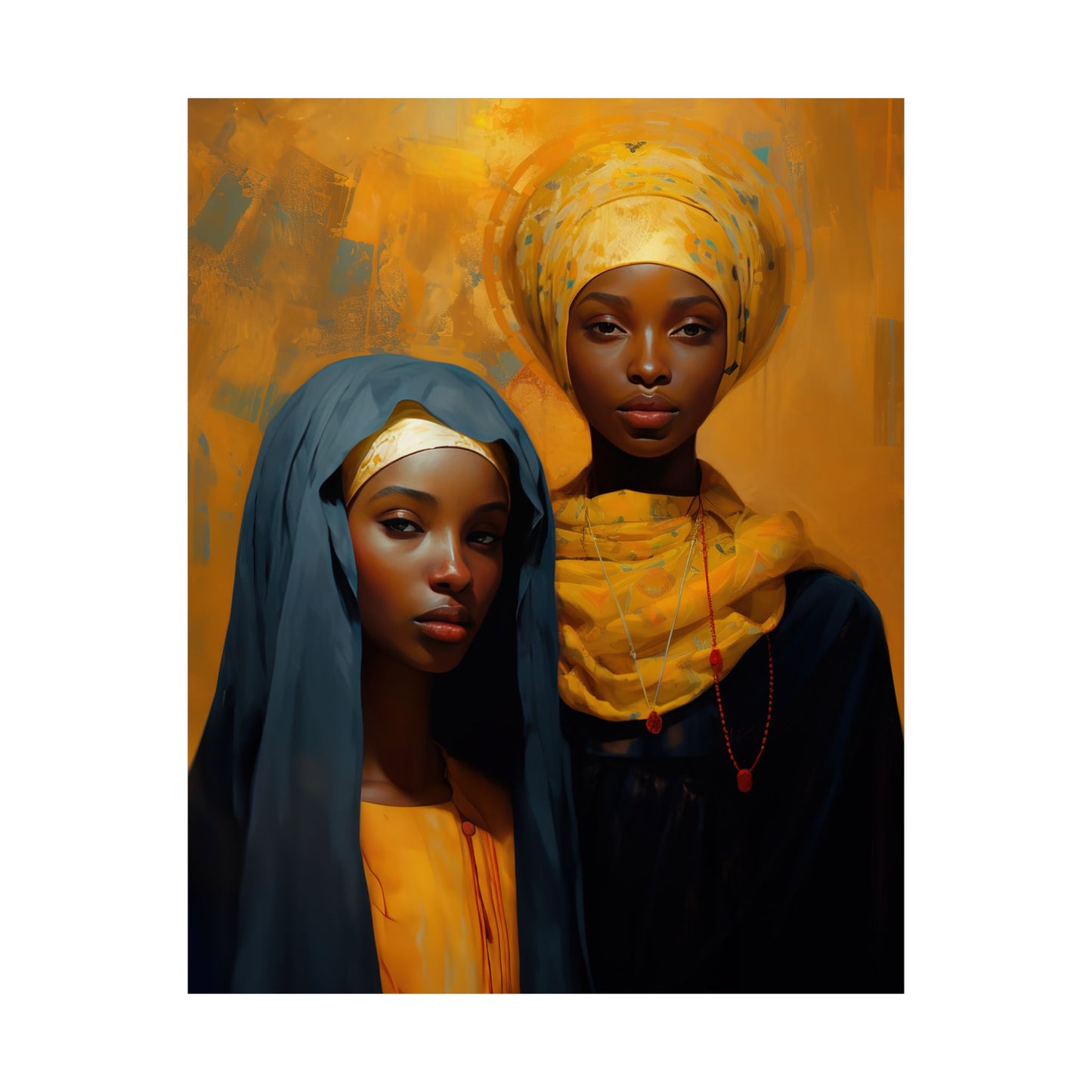 Saint Perpetua and Saint Felicity Print - Sanctified Souls Print - Multiple Sizes - Premium Matte Vertical Posters