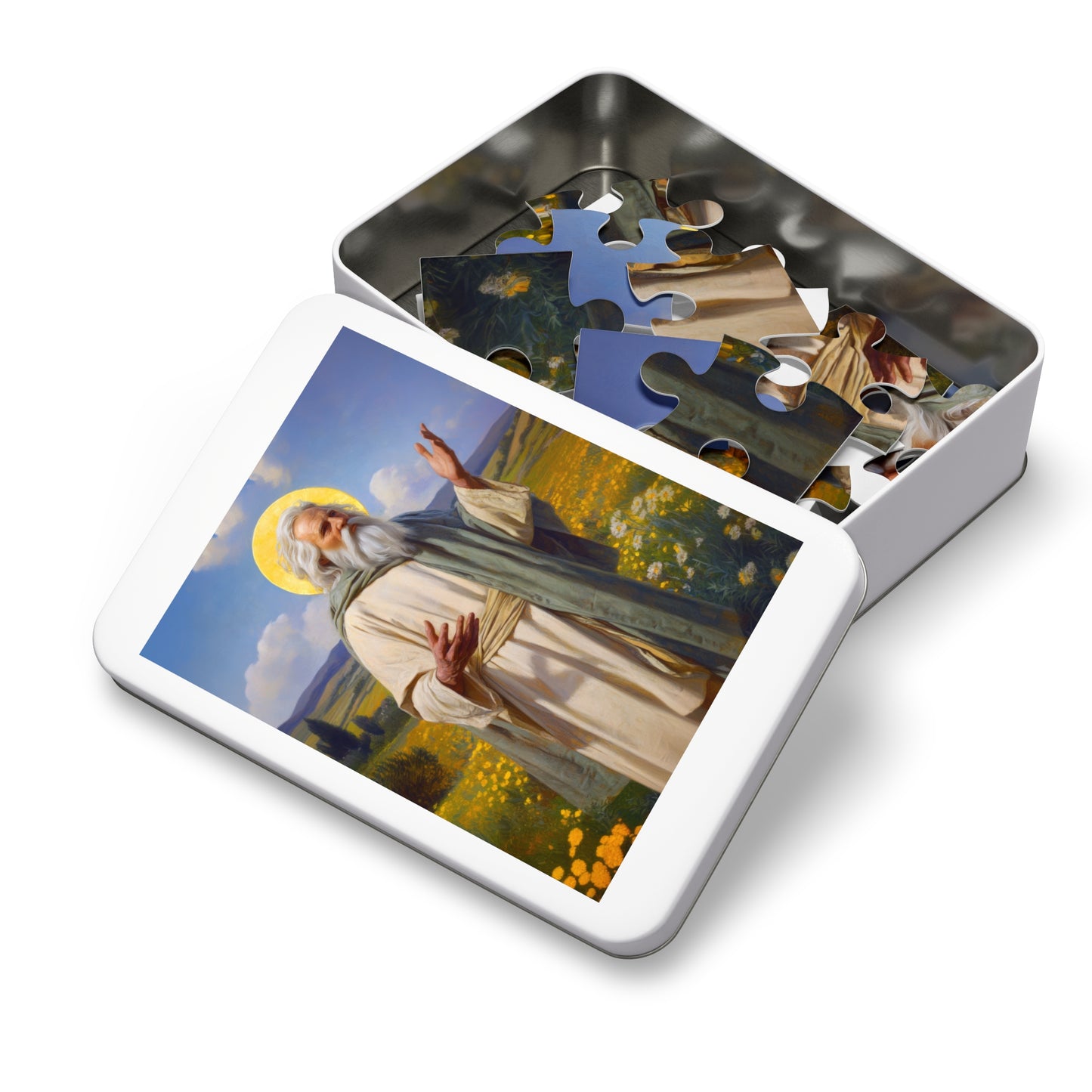 Saint Hilary of Arles - Puzzle & Keepsake Tin - Religious Jigsaw Puzzle (30, 110, 252, 500,1000-Piece)