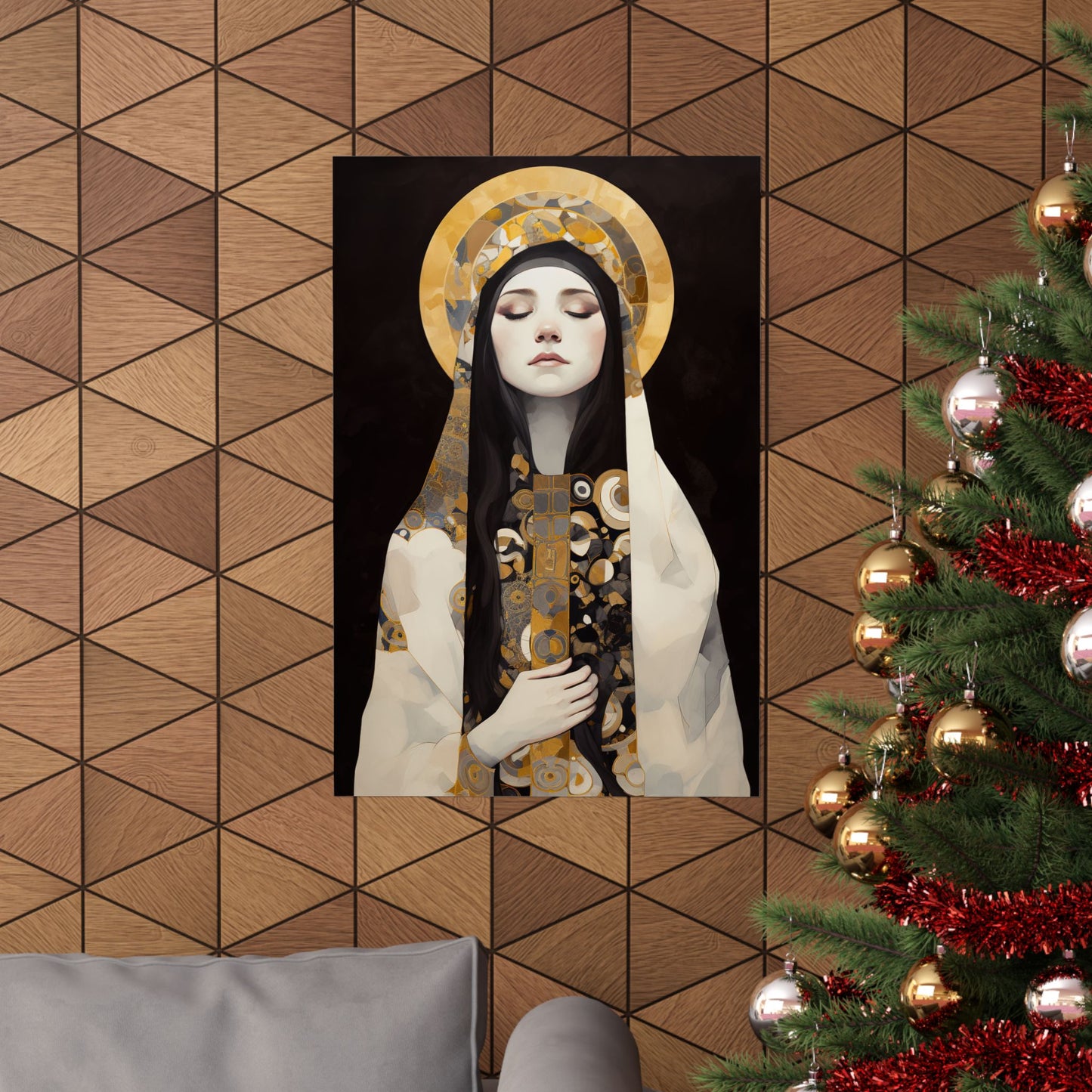 Saint Marie Magdalen Postel Print - Sanctified Souls Print - Multiple Sizes - Premium Matte Vertical Posters