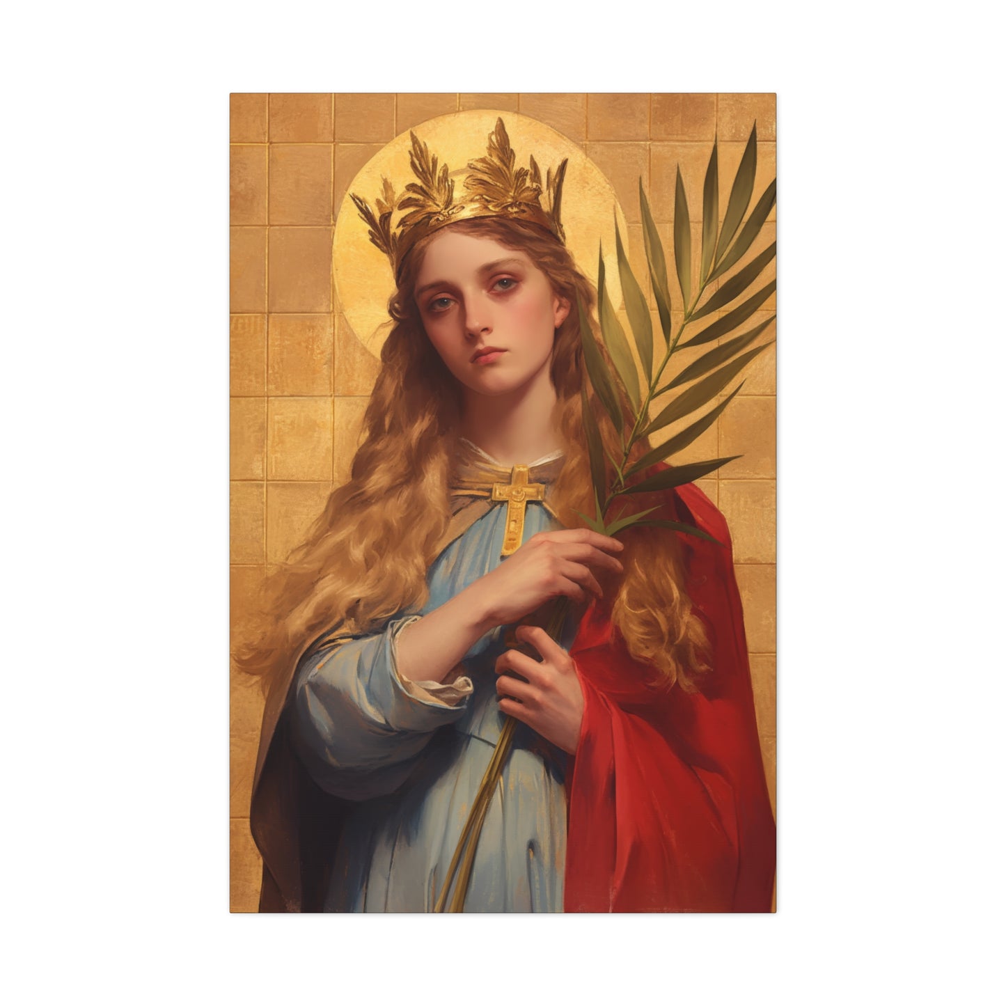 Saint Agrippina - Gallery Wrapped Canvas - Print - Religious Art for your Home - Catholic Art