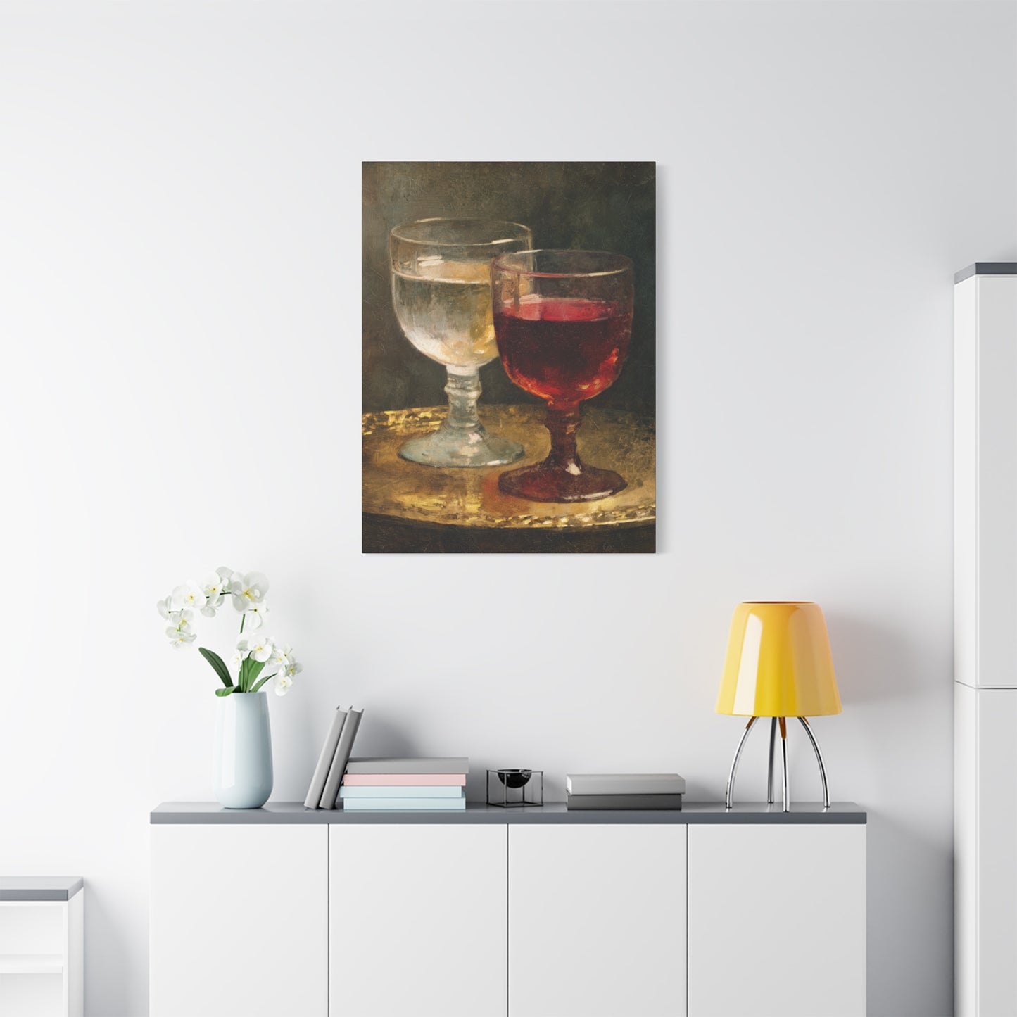 Cana and the Miracle of Abundance - Water into Wine - Gallery Wrapped Canvas - Print - Religious Art for your Home - Catholic Art Print